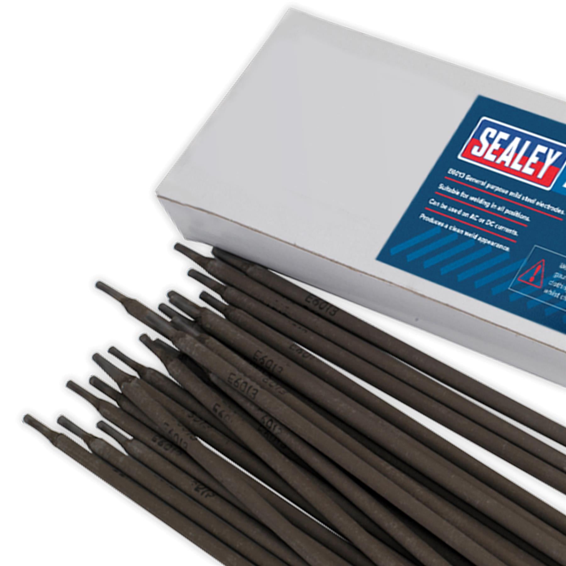 Welding Electrodes 3.2 x 350mm 2.5kg Pack mild steel electrodes made Sealey