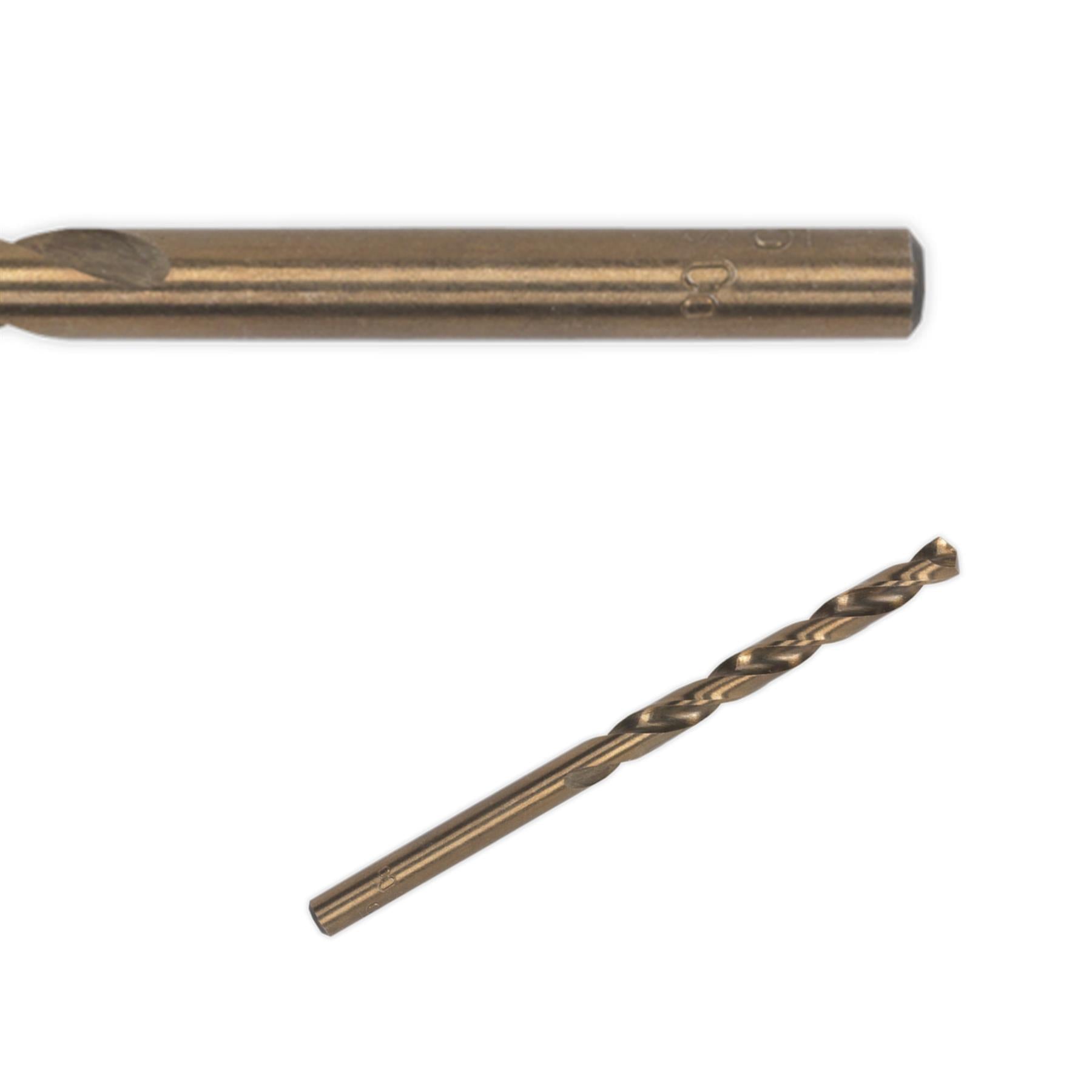 Sealey HSS Cobalt Fully Ground Drill Bit 8.5mm Pack of 10