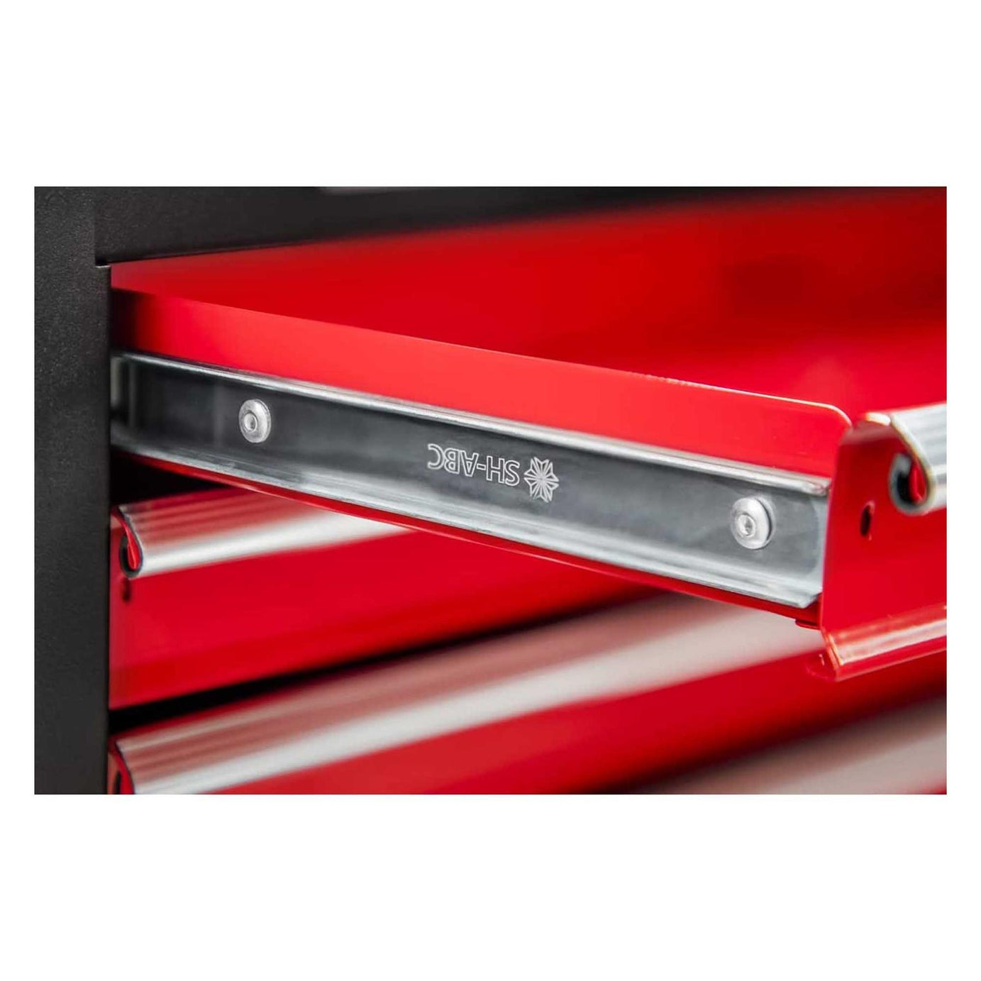 Sealey Topchest & Rollcab Combination 6 Drawer with Ball-Bearing Slides - Red