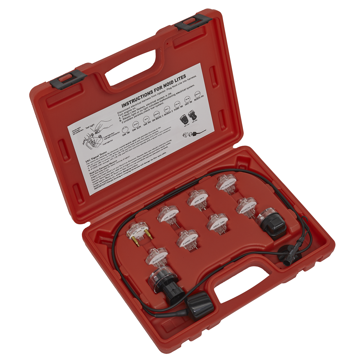 Sealey Noid Light/IAC Test Set 11pc