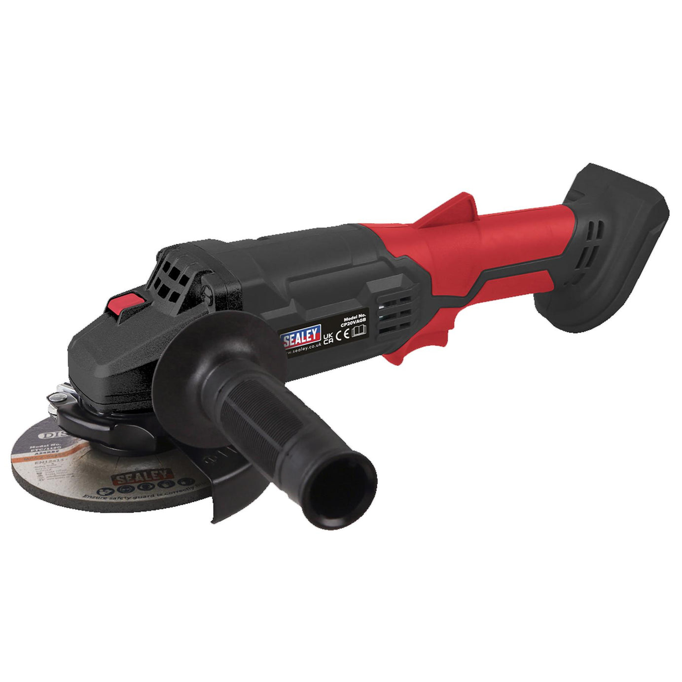 Sealey Cordless Angle Grinder 115mm 20V - Body Only