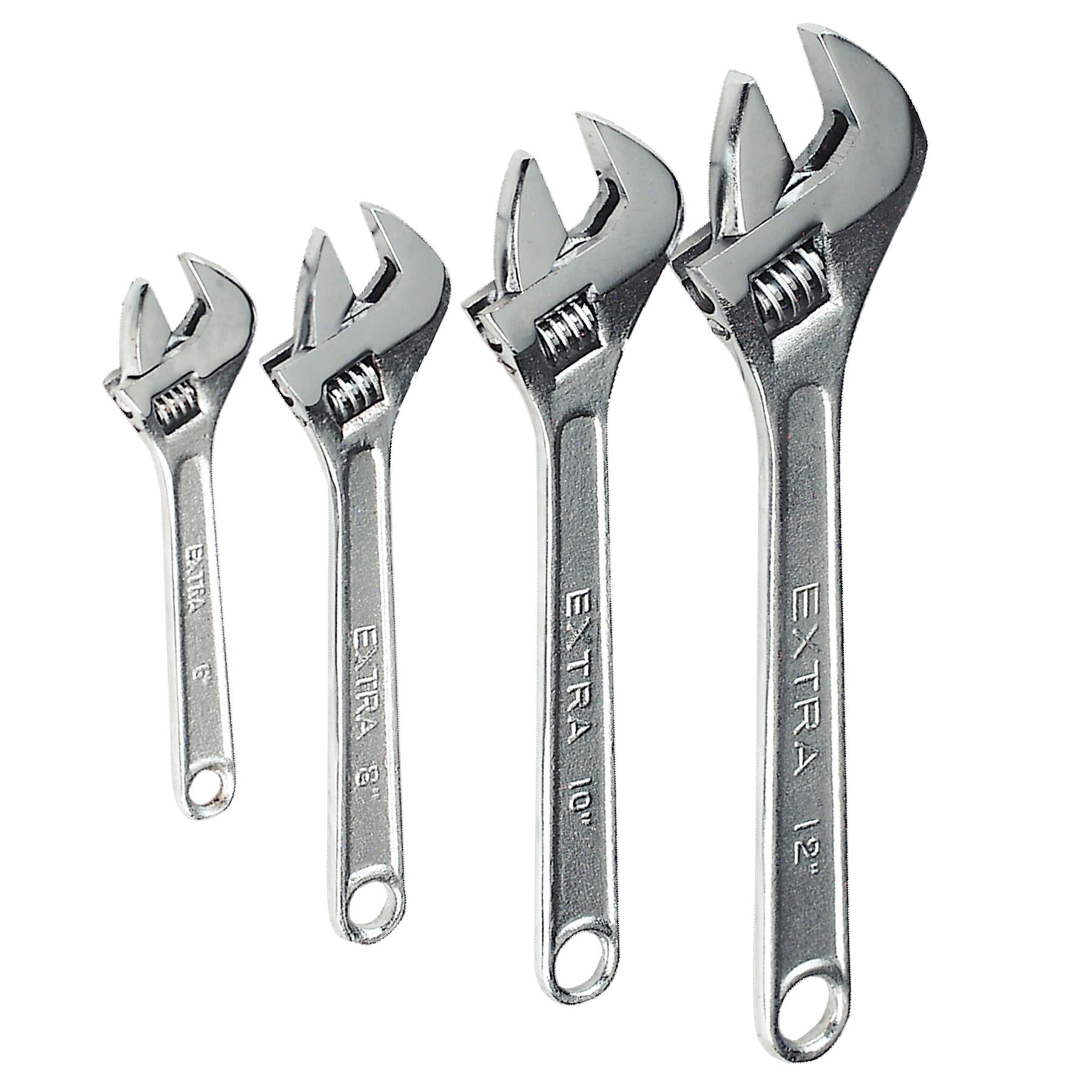 Sealey Adjustable Wrench Set 4pc 150, 200, 250 & 300mm