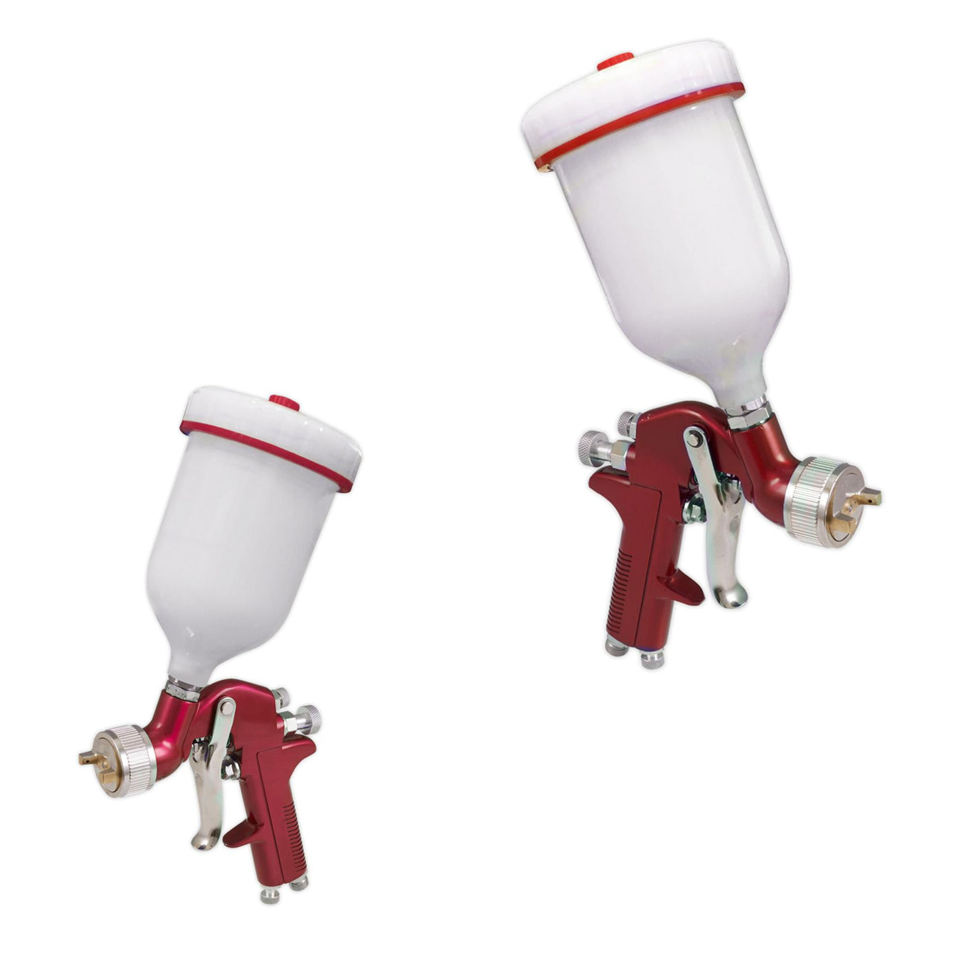 Sealey Gravity Feed Spray Gun 1.4mm Set-Up