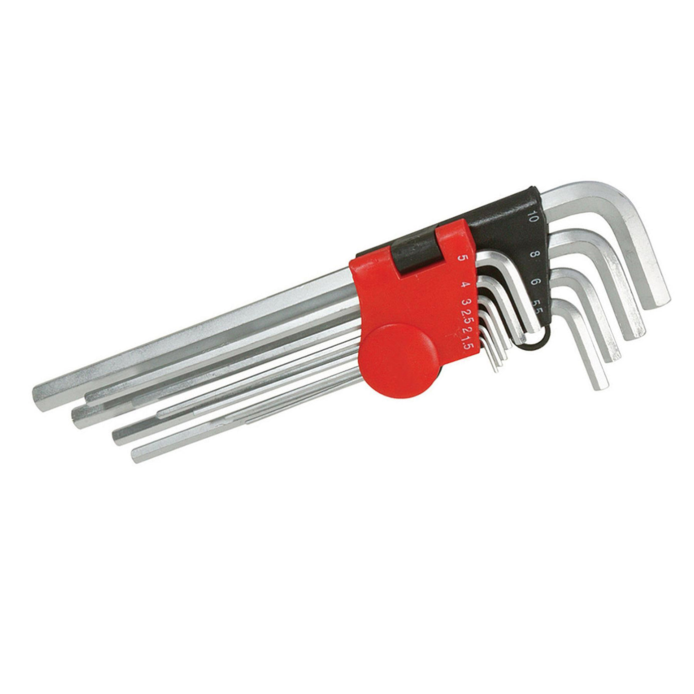 10Pce Hex Key Metric Expert Set 1.5 - 10mm Hardened Chrome Vanadium DIY