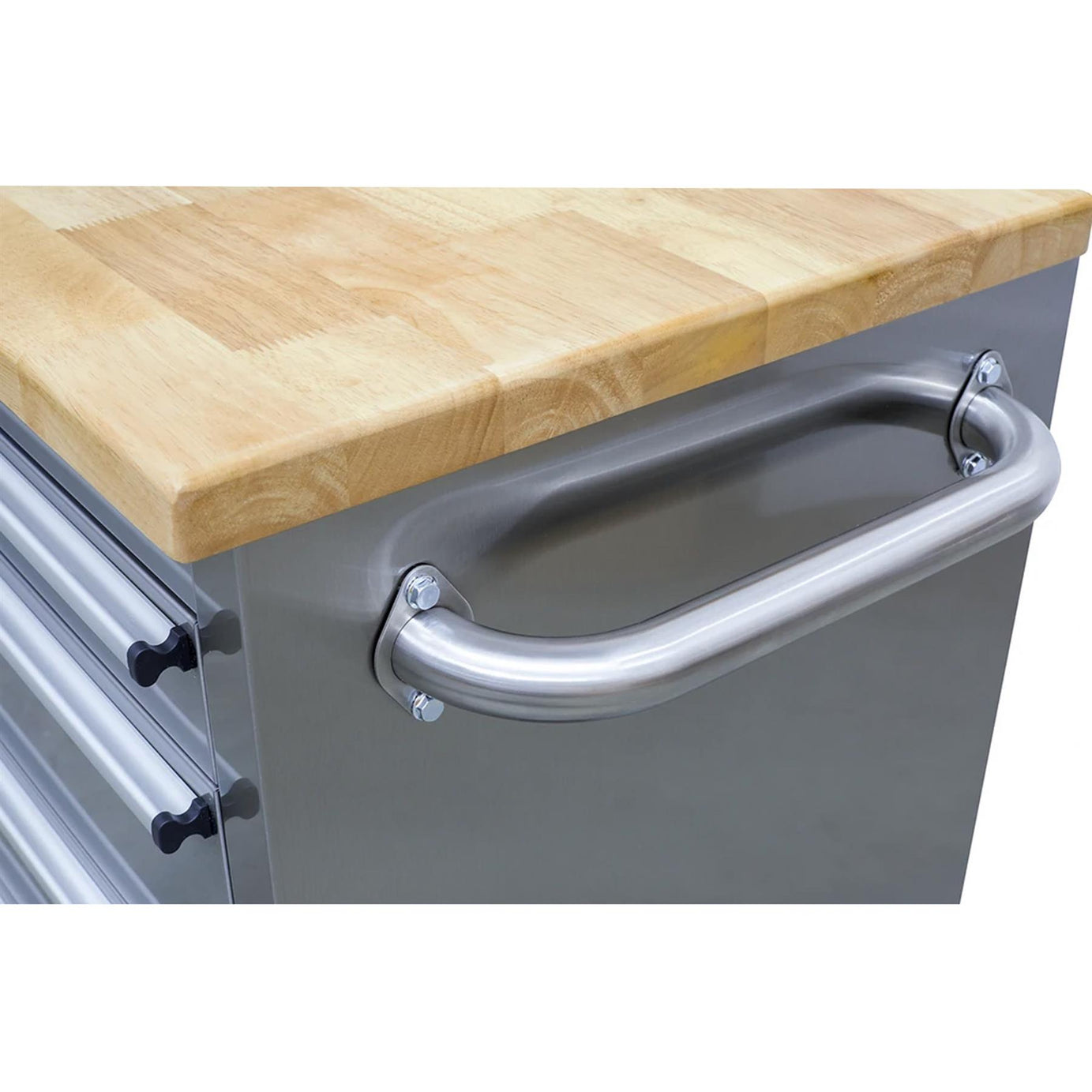 Sealey Mobile Stainless Steel Tool Cabinet 4 Drawer Grey. AP4804SS