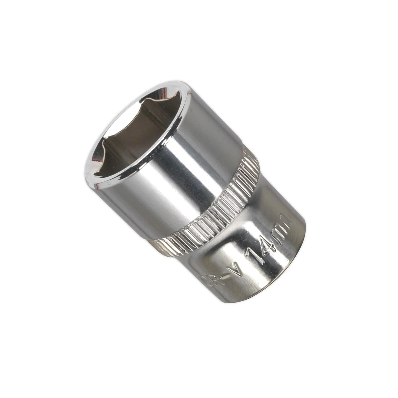 Sealey WallDrive Socket 14mm 3/8"Sq Drive Fully Polished