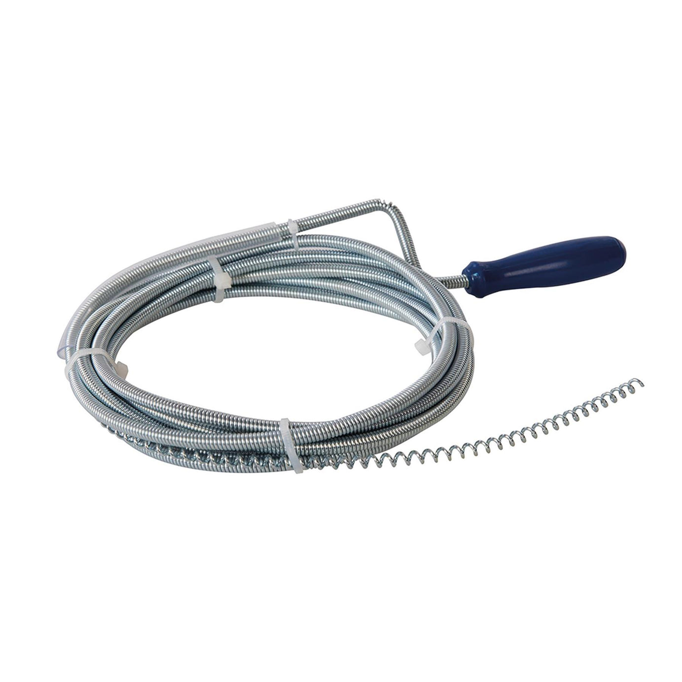 Drain Auger 3M Spring Wire With Corkscrew Auger Probe Strong Plastic Handle