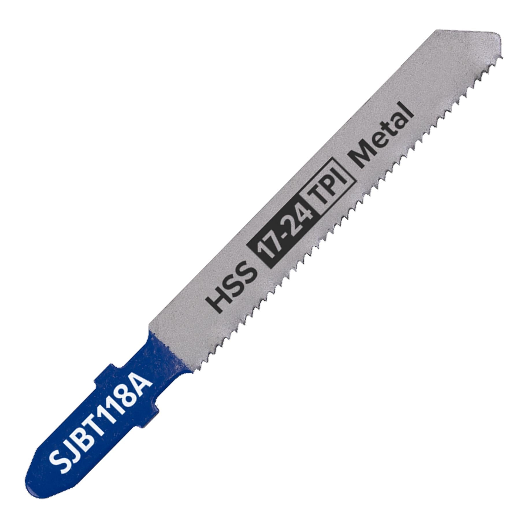 Sealey Jigsaw Blade Metal 92mm 17-24tpi - Pack of 5