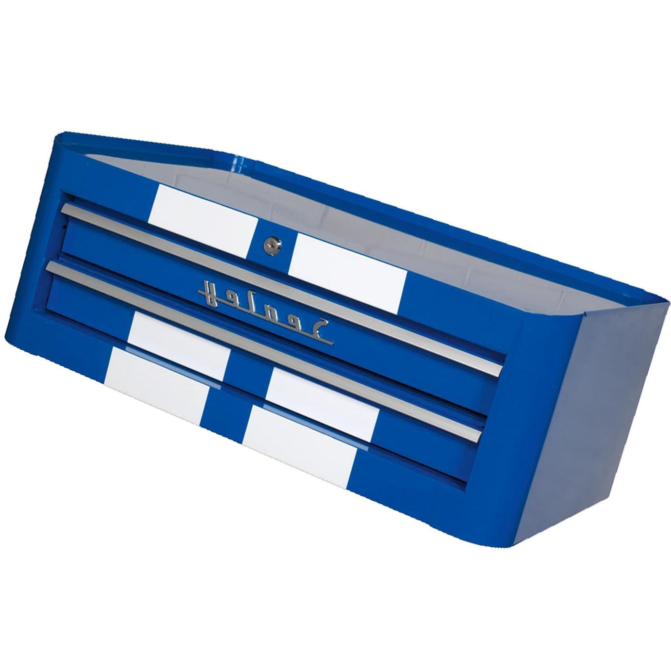 Sealey Mid-Box 2 Drawer Retro Style - Blue with White Stripes