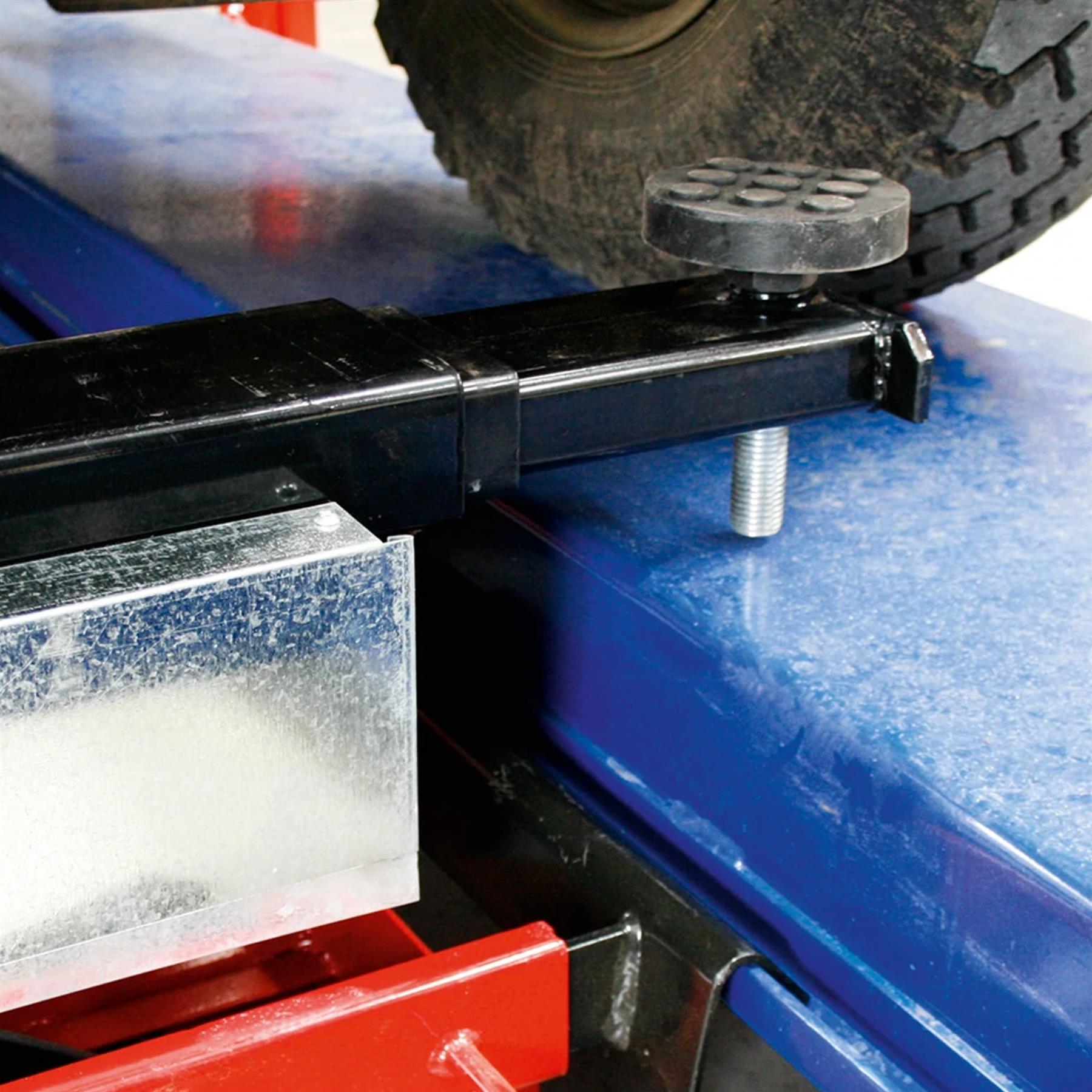 Sealey Jacking Beam 2t with Arm Extenders & Flat Roller Supports