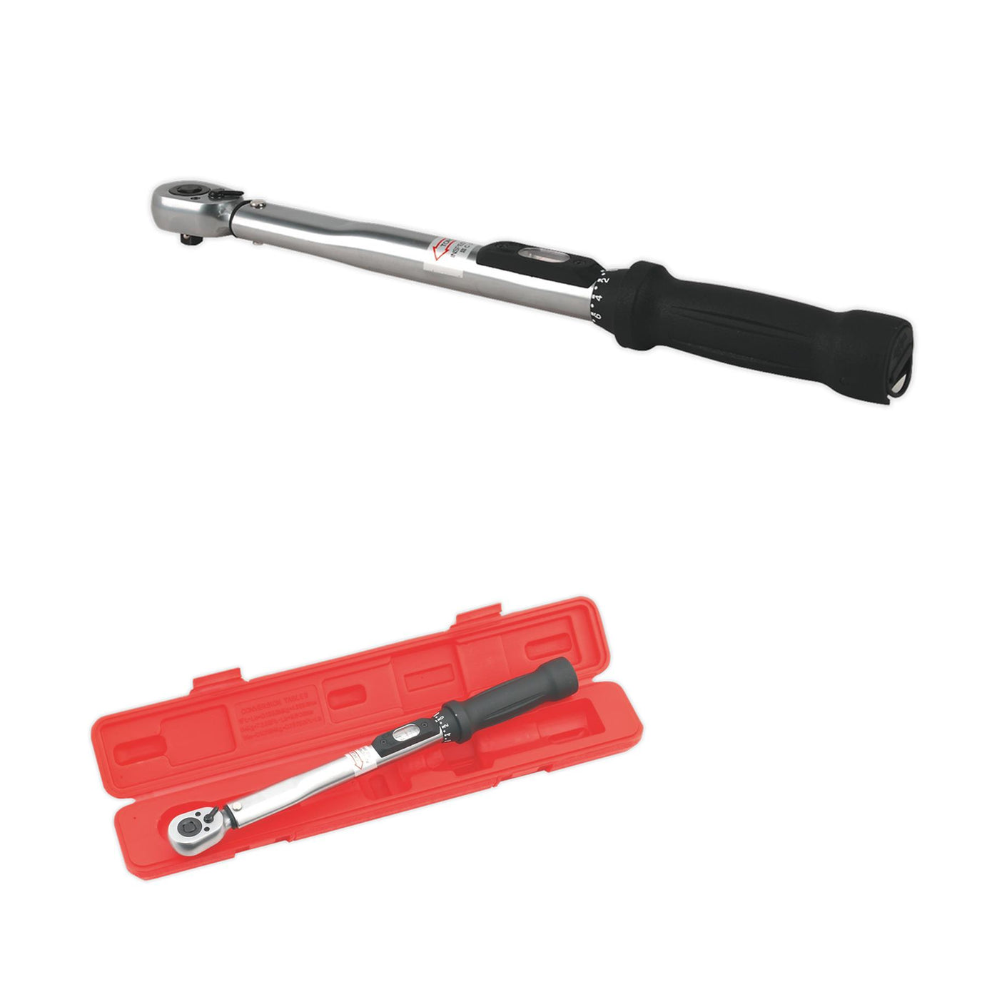 Sealey Torque Wrench Locking Micrometer Style 3/8"Sq Dr Calibrated