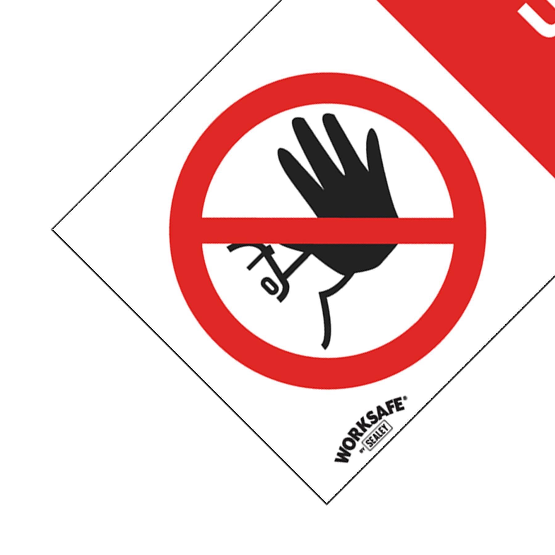 Prohibition Safety Sign - No Access - Rigid Plastic