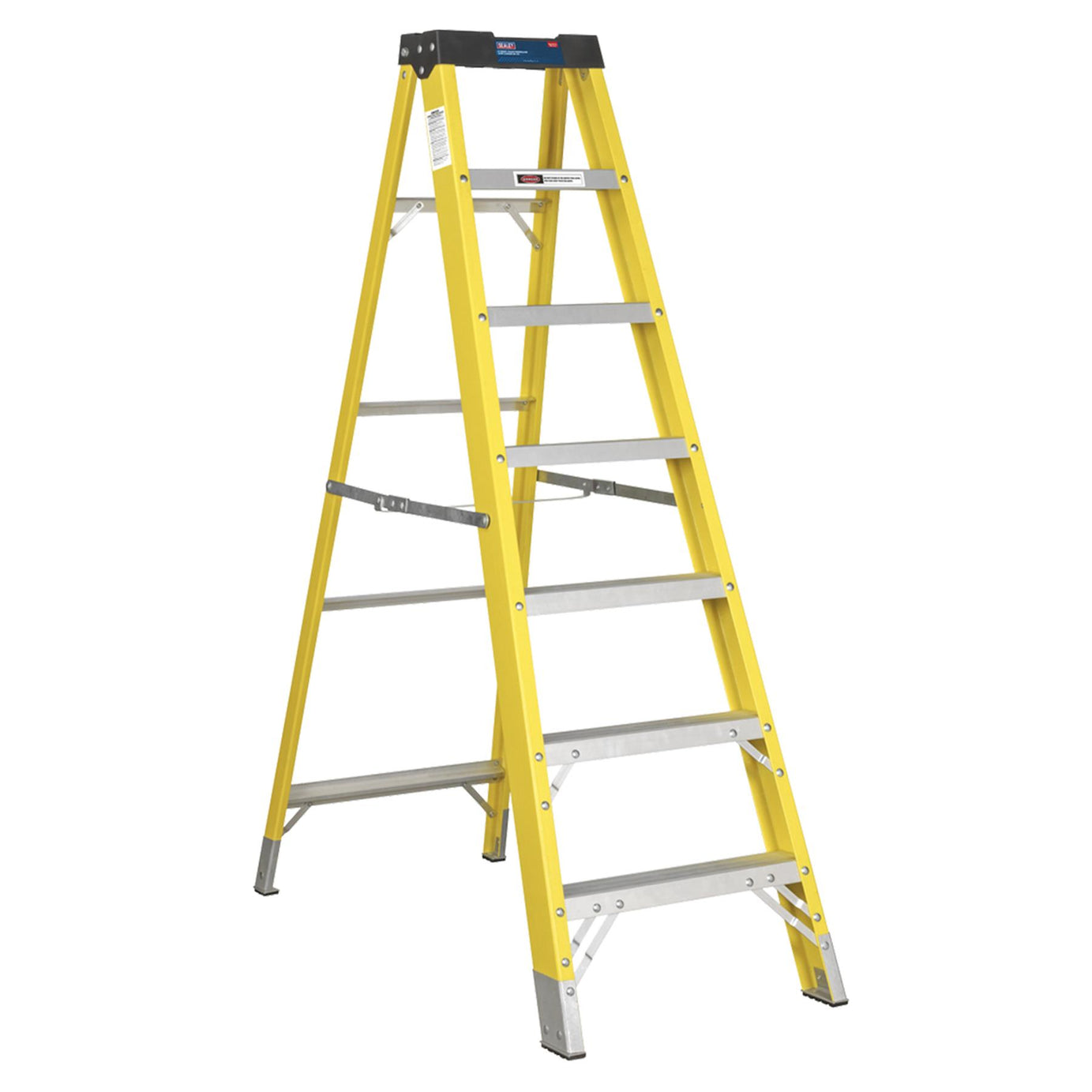 Sealey Fibreglass Step Ladder 6-Tread EN 131