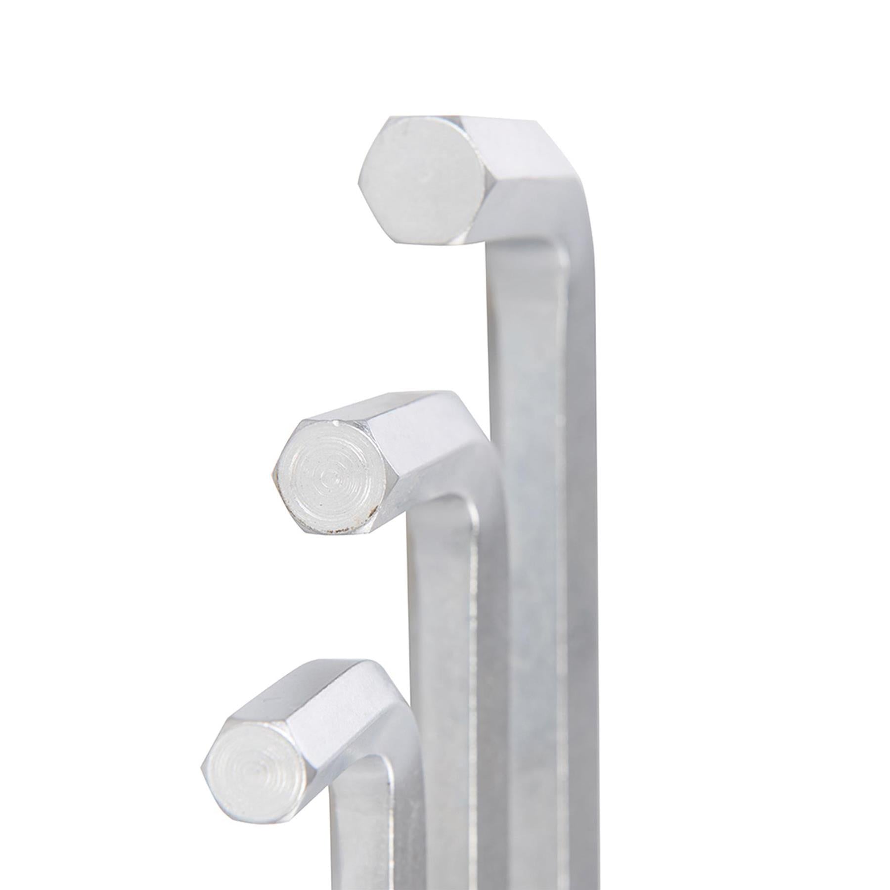 10Pce Hex Key Ball End Set 3mm - 17mm Chrome Vanadium With Satin Finish