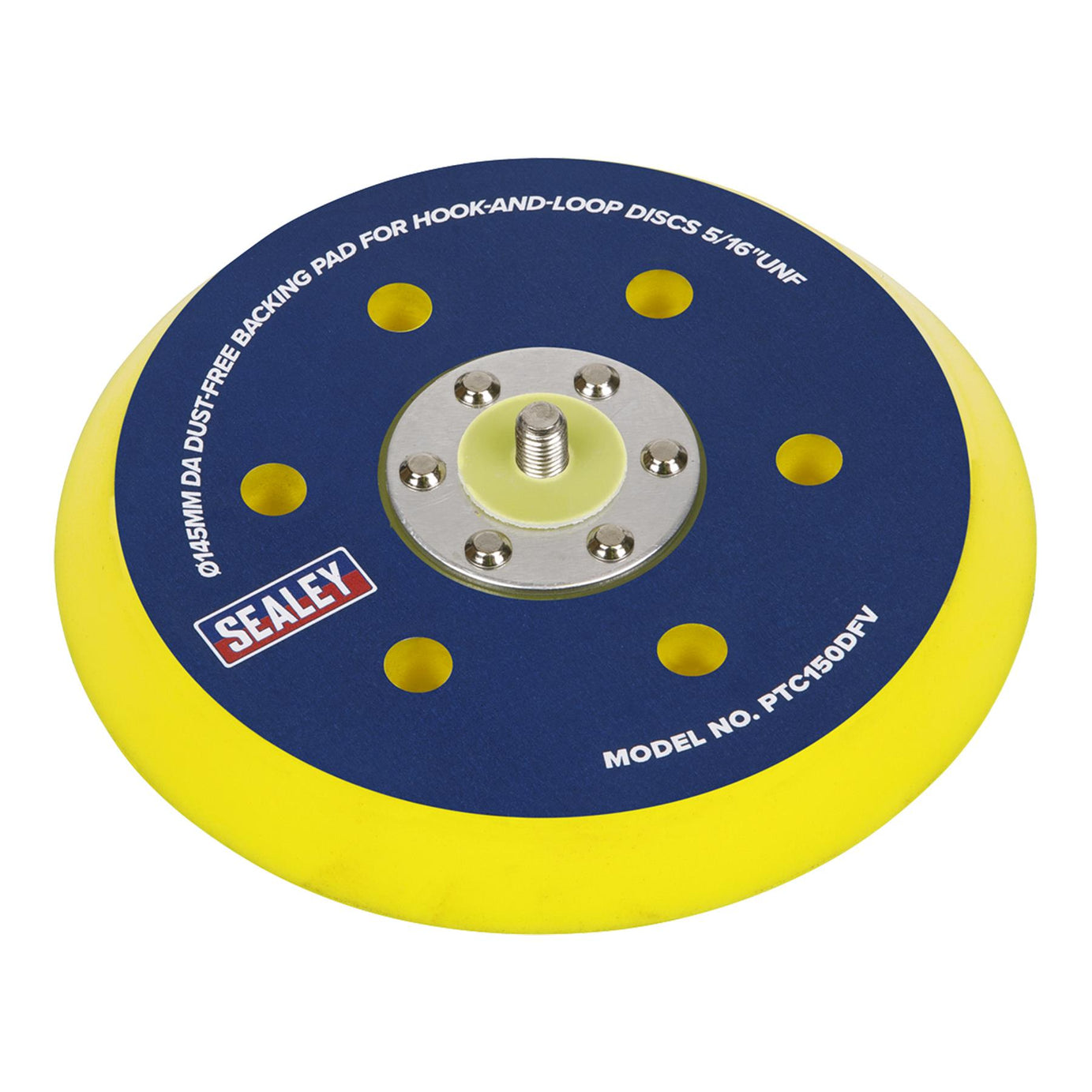 Sealey Dust-Free Backing Pad for Hook-and-Loop Discs 145mm 5/16"UNF