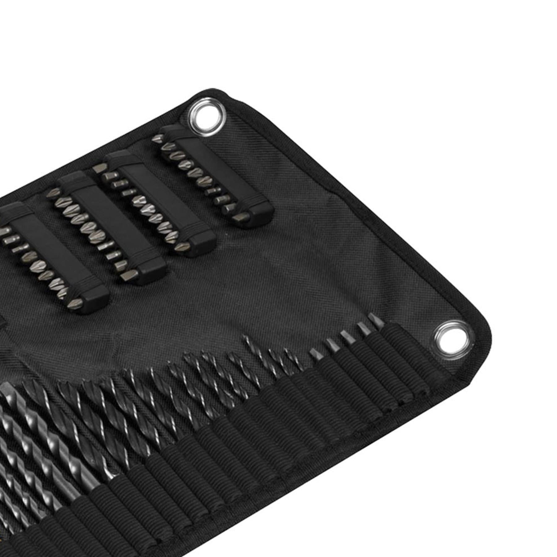 Sealey 98pc Drill & Bit Accessory Set Wood/Masonry/Metal Range of 25 & 50mm bits