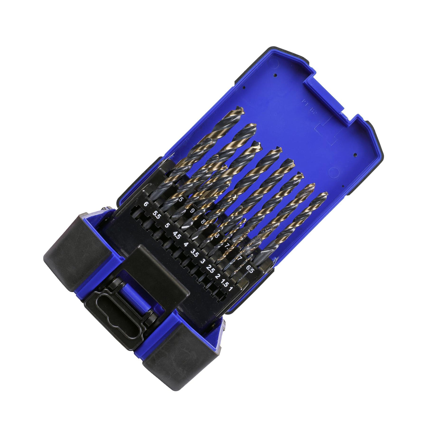 Sealey 19pc Drill Bit Set HSS Tri Point Ø1-10mm Steel Wood Plastic AK4705