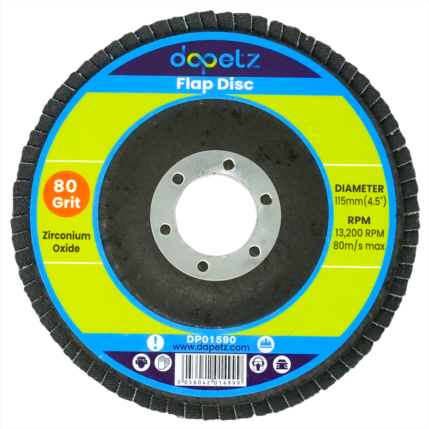  10x Flap Grinding Sanding Discs