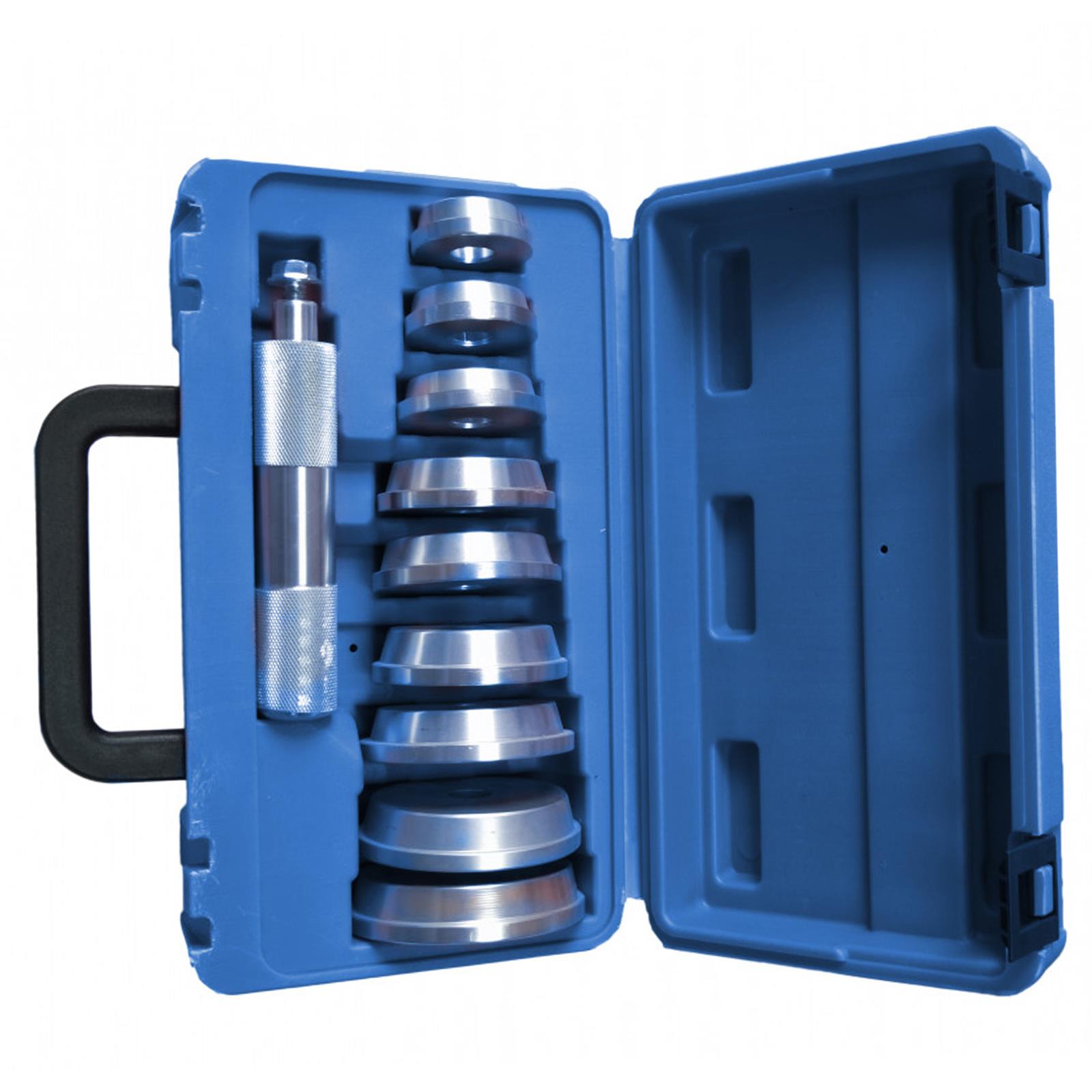 Bluespot Wheel Bearing Race and Seal Driver Set 40mm - 81mm 10pc Aluminium Kit