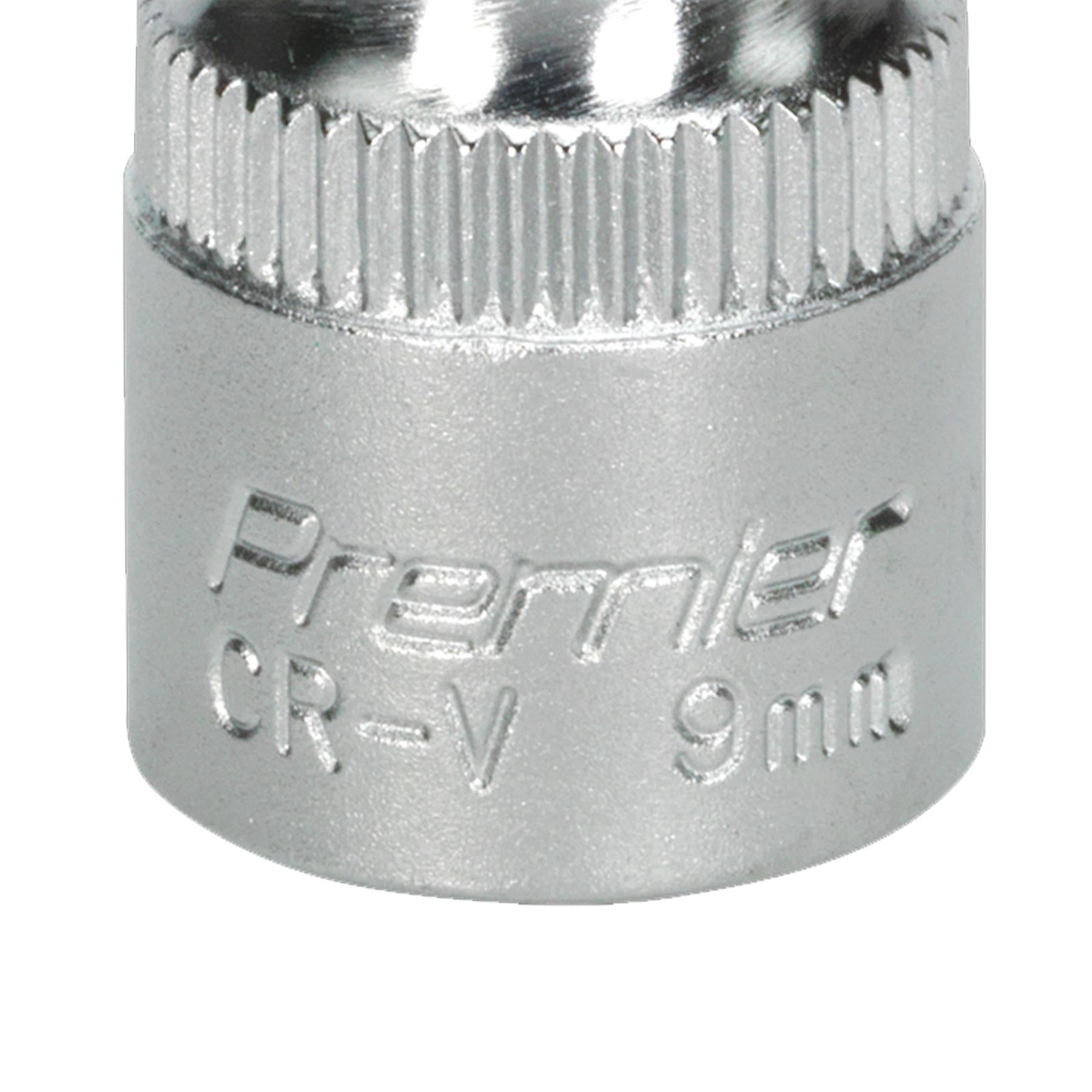 Sealey WallDrive Socket 9mm 3/8"Sq Drive Chrome Vanadium steel