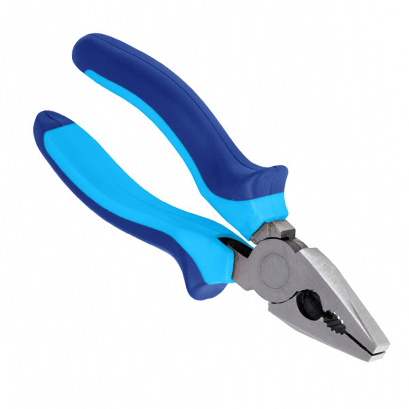 BlueSpot 150mm (6") Combination Plier Drop Forged Steel Soft Grip Vinyl Handle Electric