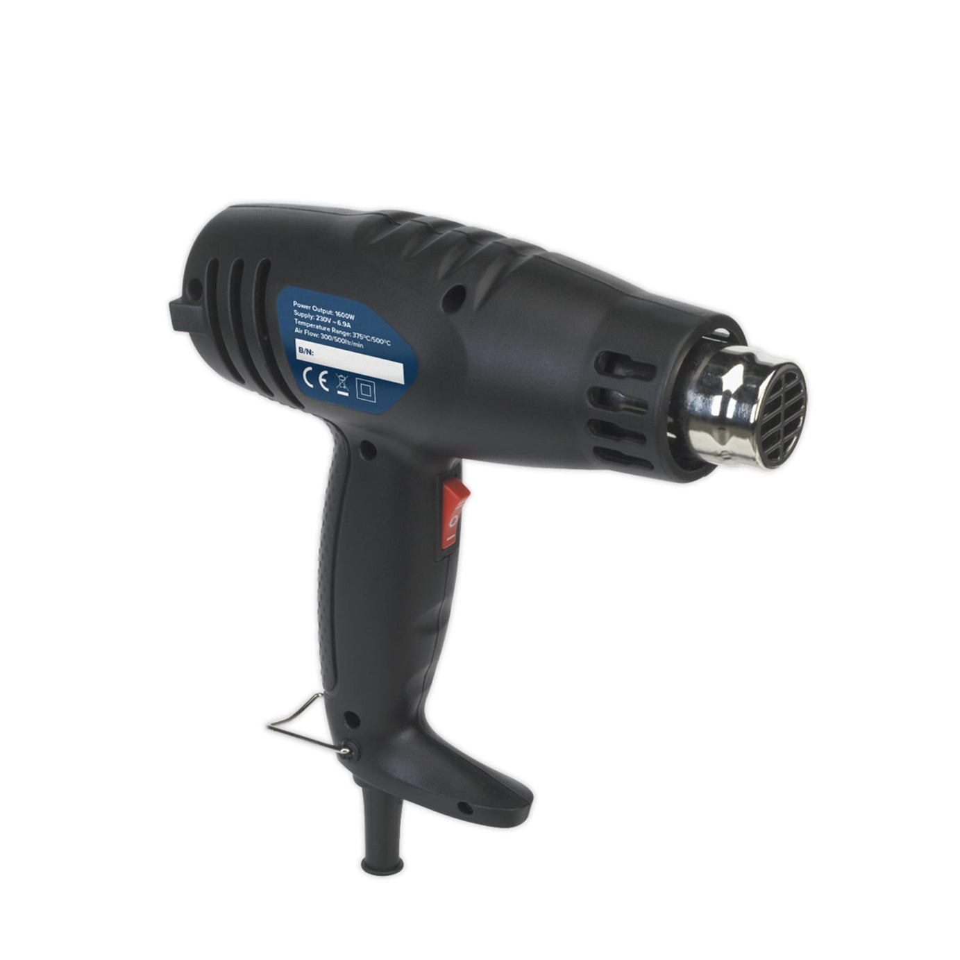 Sealey Hot Air Gun 1600W 2-Speed 375C/500C