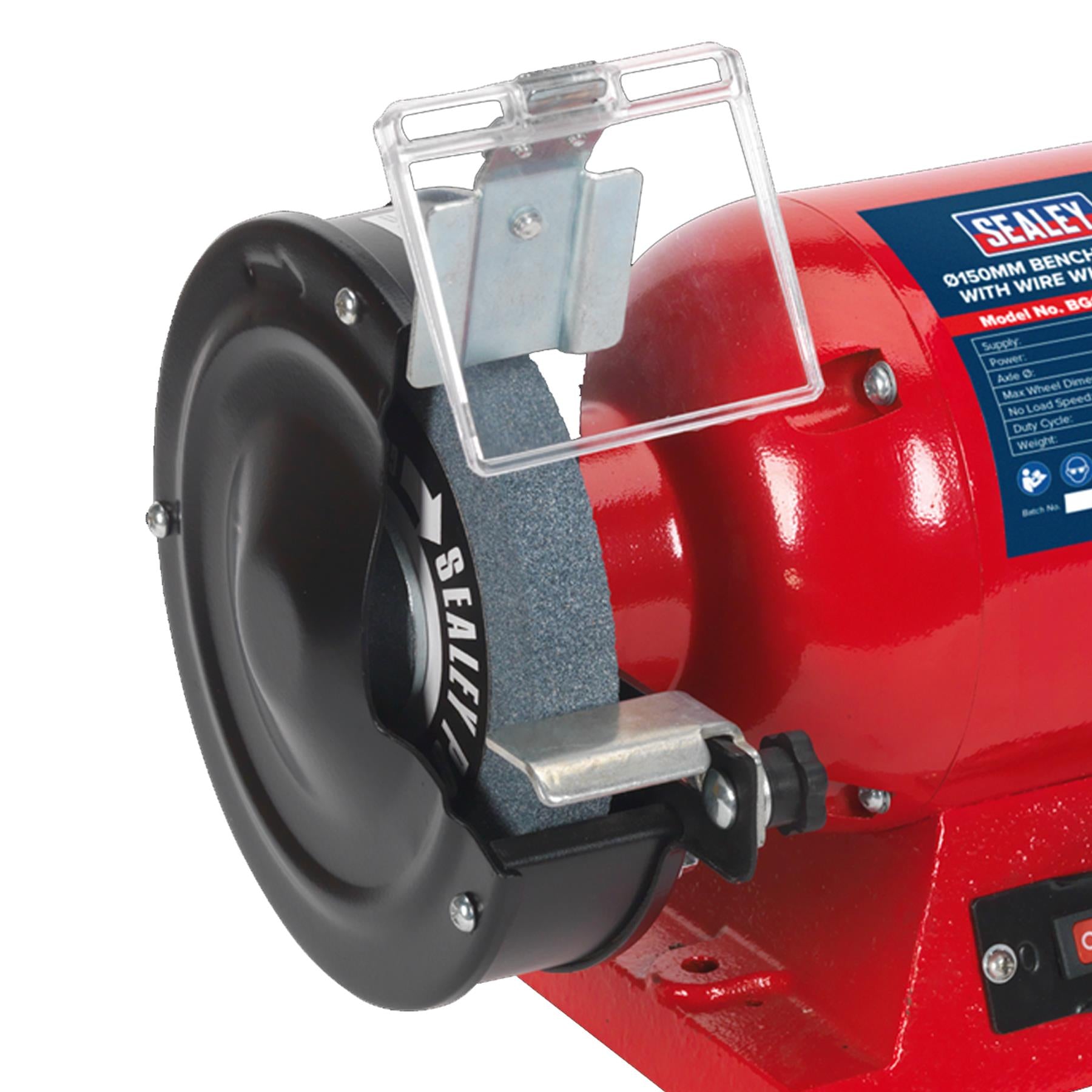 Sealey Bench Grinder 150mm with Wire Wheel 370W/230V