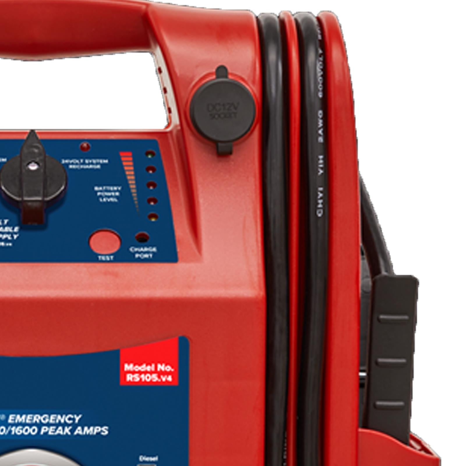 Sealey RS105 RoadStart Emergency Power Pack 12/24V 3200/1600 Peak Amps