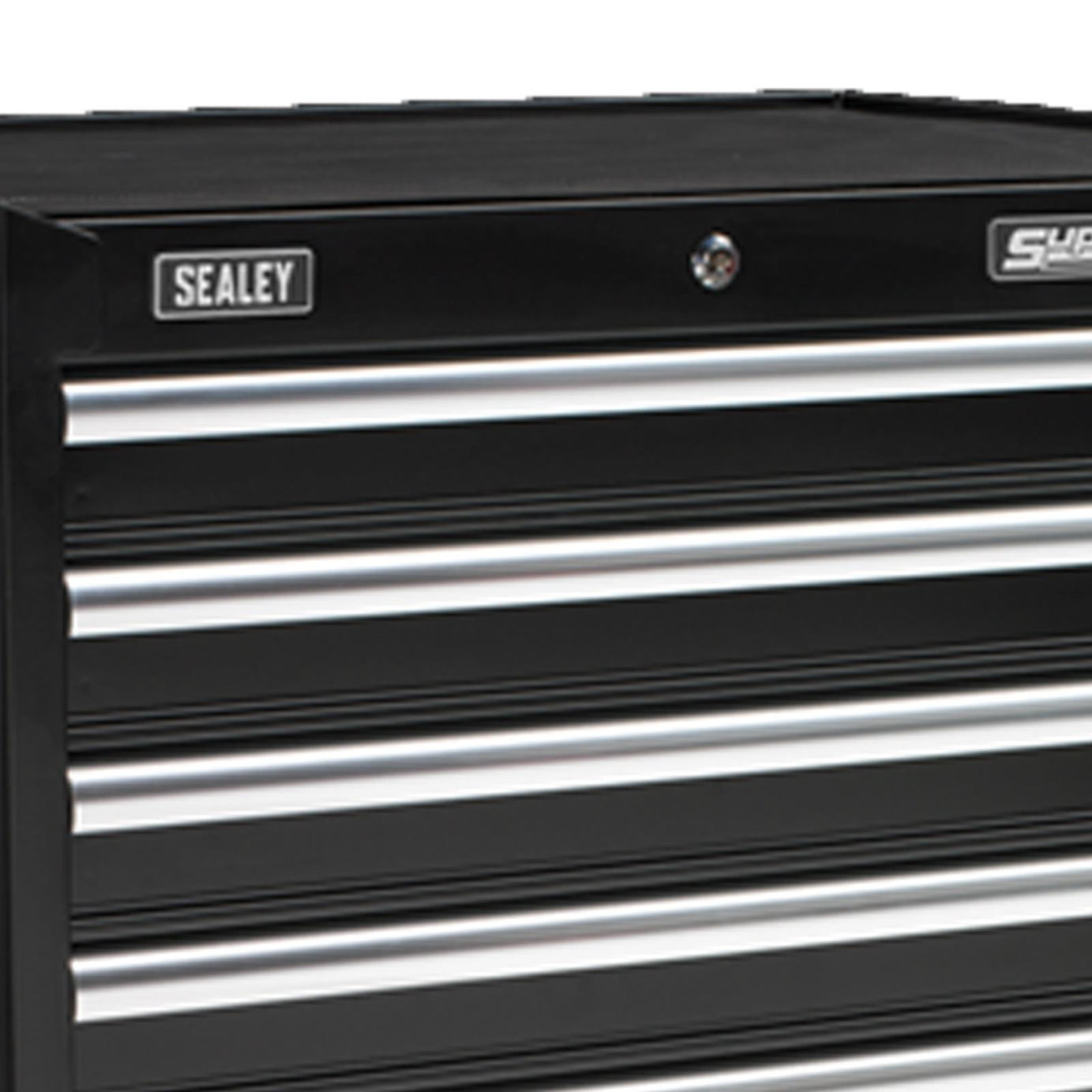 Rollcab 7 Drawer With Ball Bearing Slides - Black From Sealey AP33479B Syd