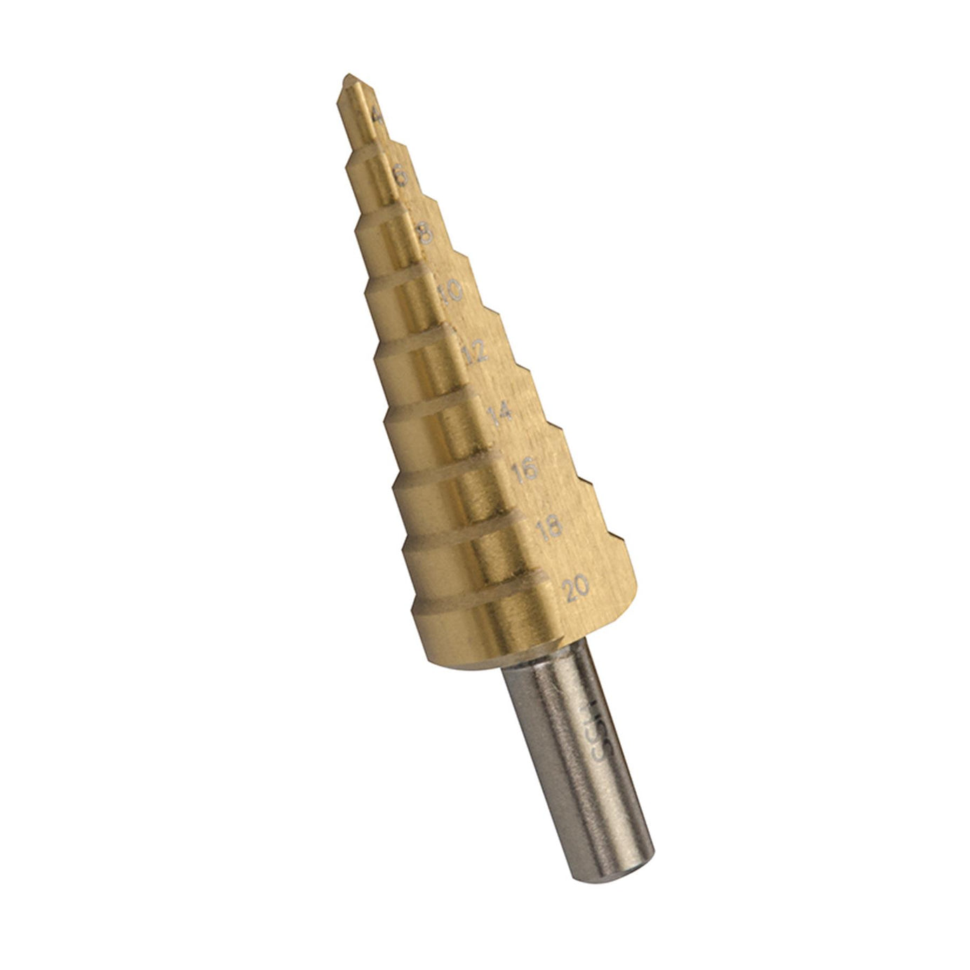 3Pce Titanium-Coated HSS Step Drill Bits Set DIY Tools With Storage Case