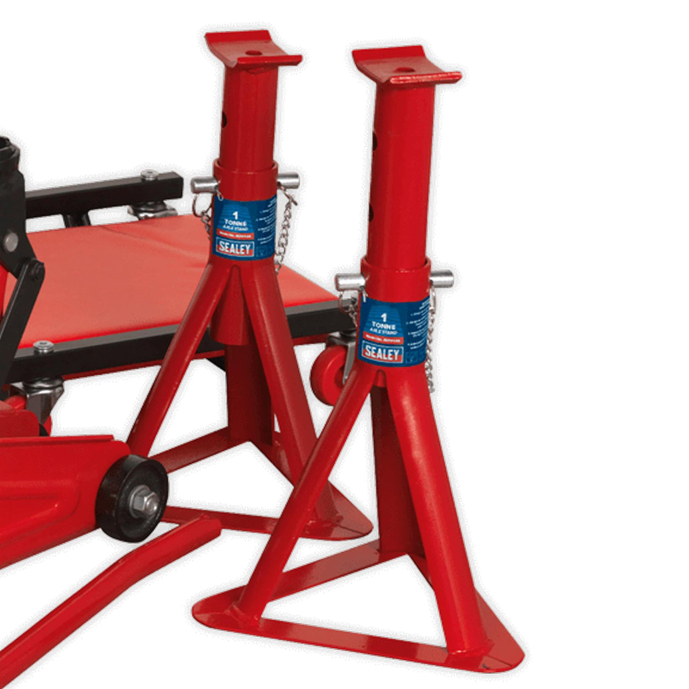 Sealey Lifting Kit 2t (Inc Jack,Axle Stands,Creeper,Chocks,Wrench)