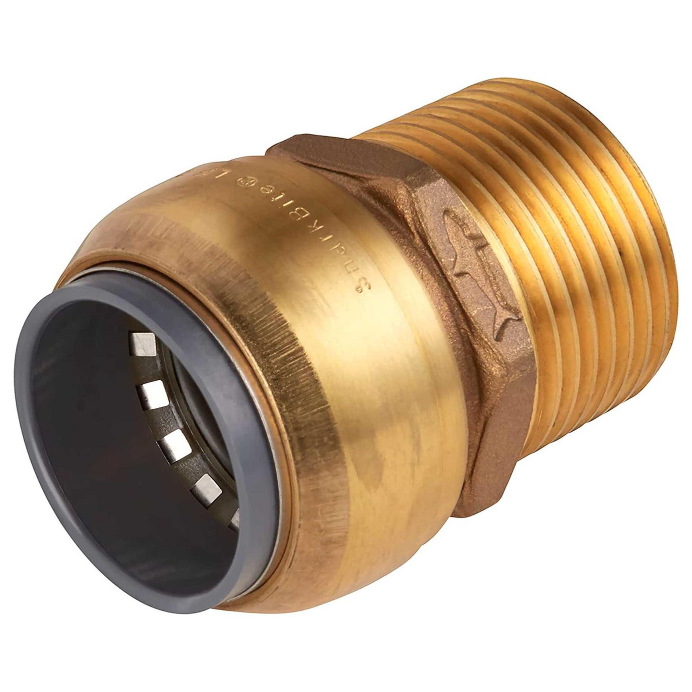 Sealey Straight Adaptor 22mm x 3/4"BSPT Brass