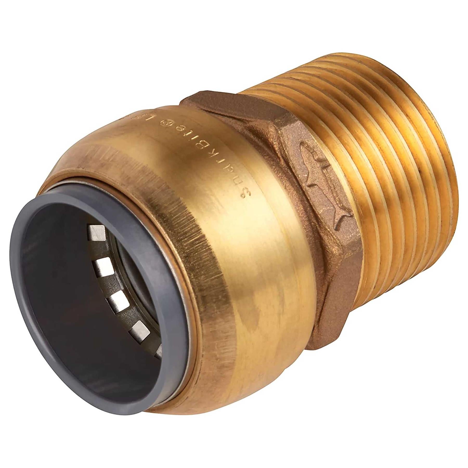 Sealey Straight Adaptor 22mm x 3/4"BSPT Brass