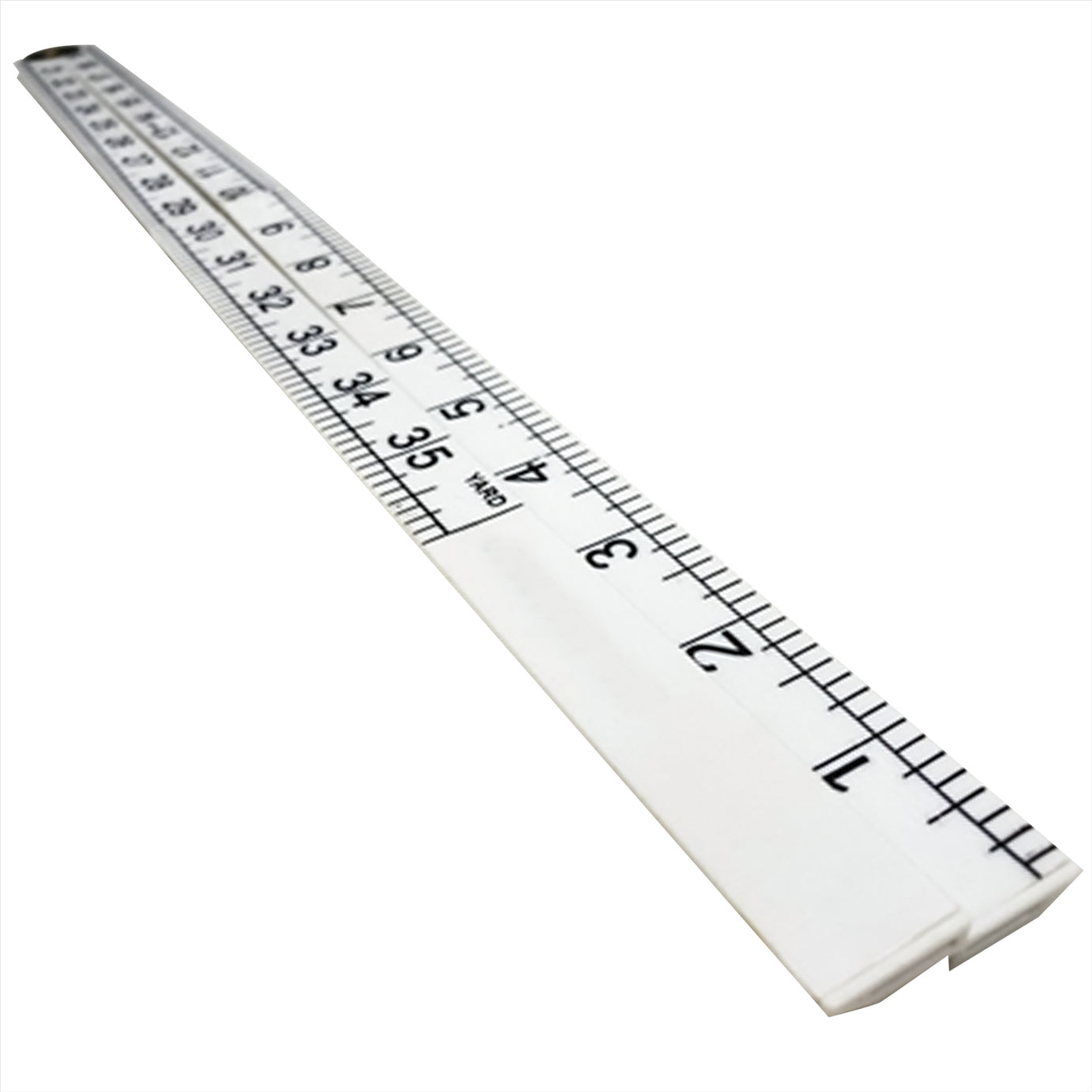 1m Yard Stick Folding Ruler Plastic Rule Mesaure Metre 3ft Yellow 1000 ...