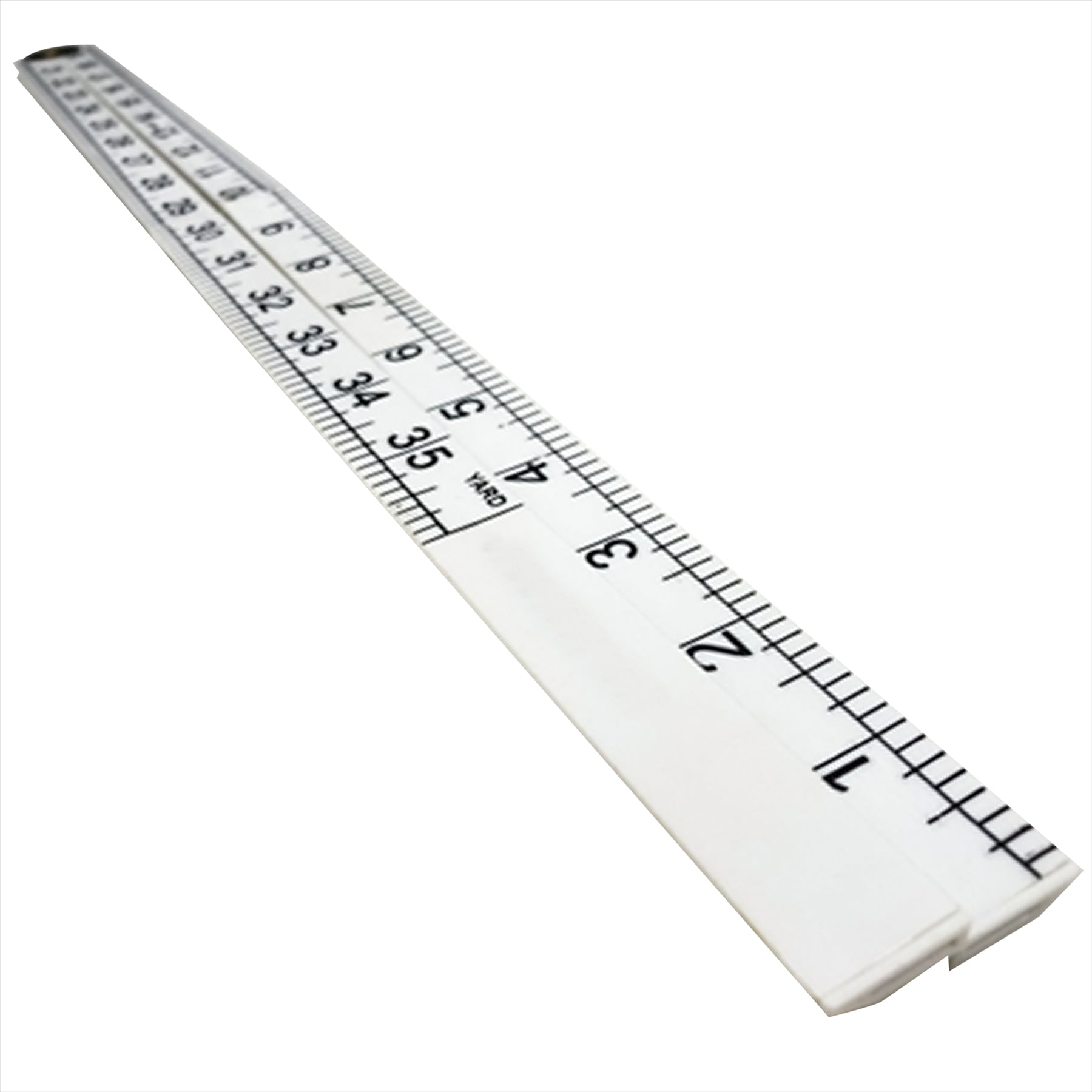 1m Yard Stick Folding Ruler Plastic Rule Mesaure Metre 3ft Yellow 1000mm