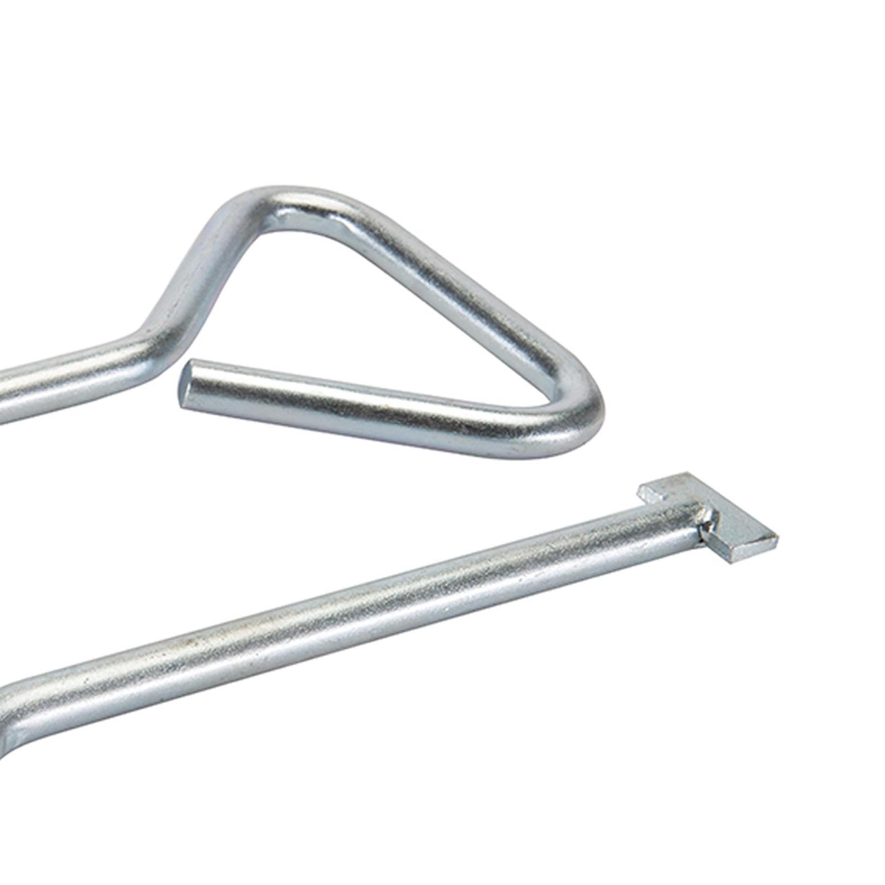 Manhole Cover Keys T-End 320mm Heavy Duty, Zinc-Plated Carbon Steel 2Pk