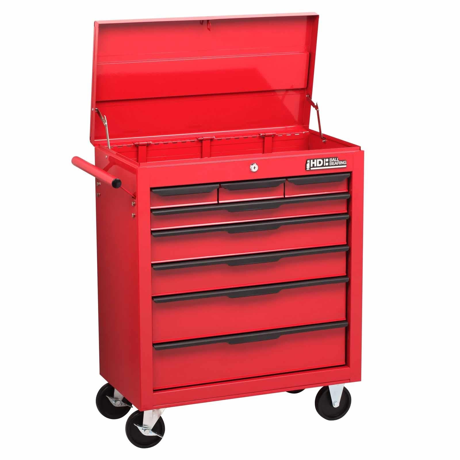 HD 8 Drawer Trolley with Lid Storage