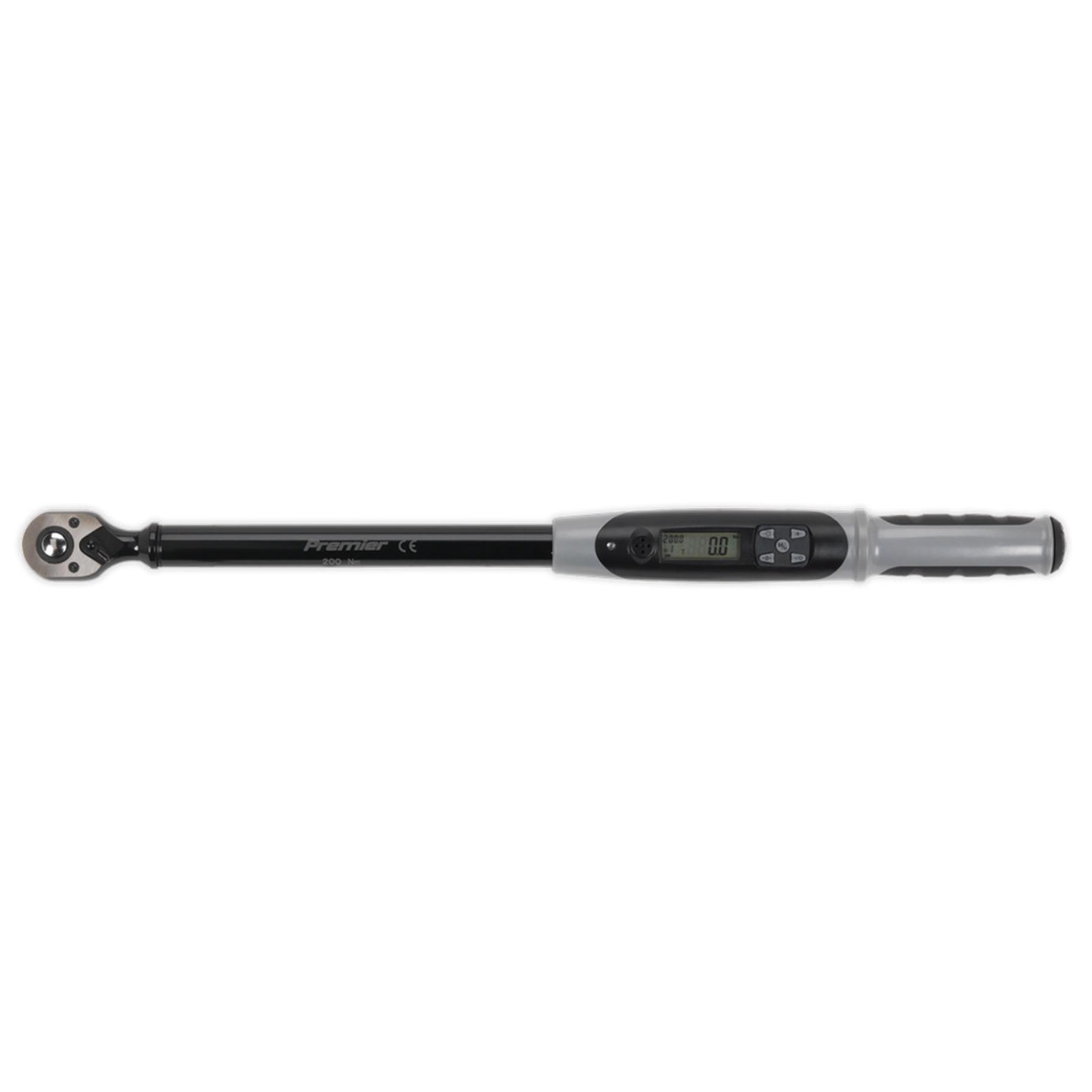 Sealey Angle Torque Wrench Digital 1/2"Sq Dr 20-200Nm Black Series