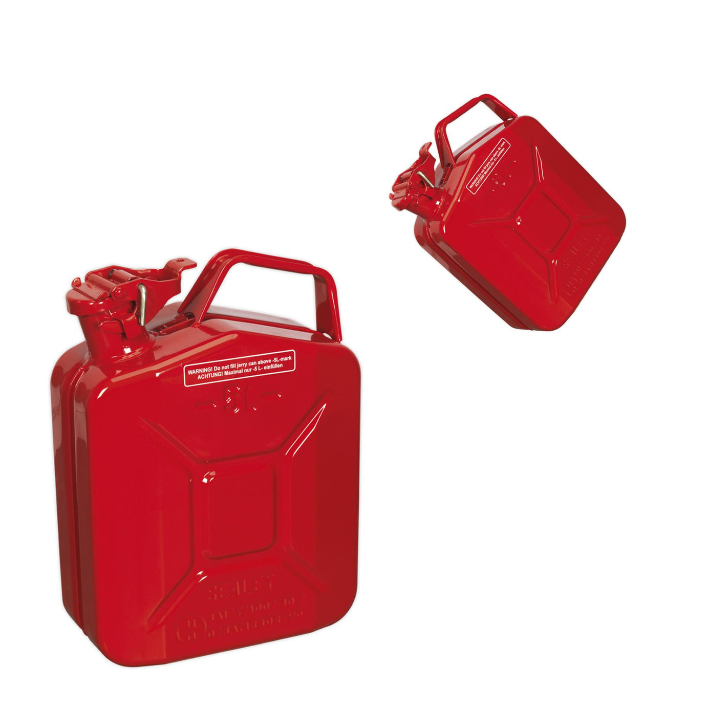 Sealey Jerry Can 5L - Red