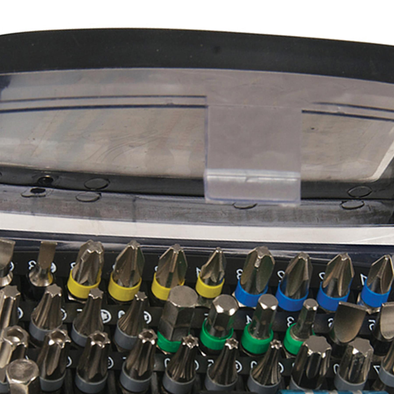 32 Pce Colour-Coded Bit Set - Hand Tools Screw Driver Drill Bits Chrome Vanadium