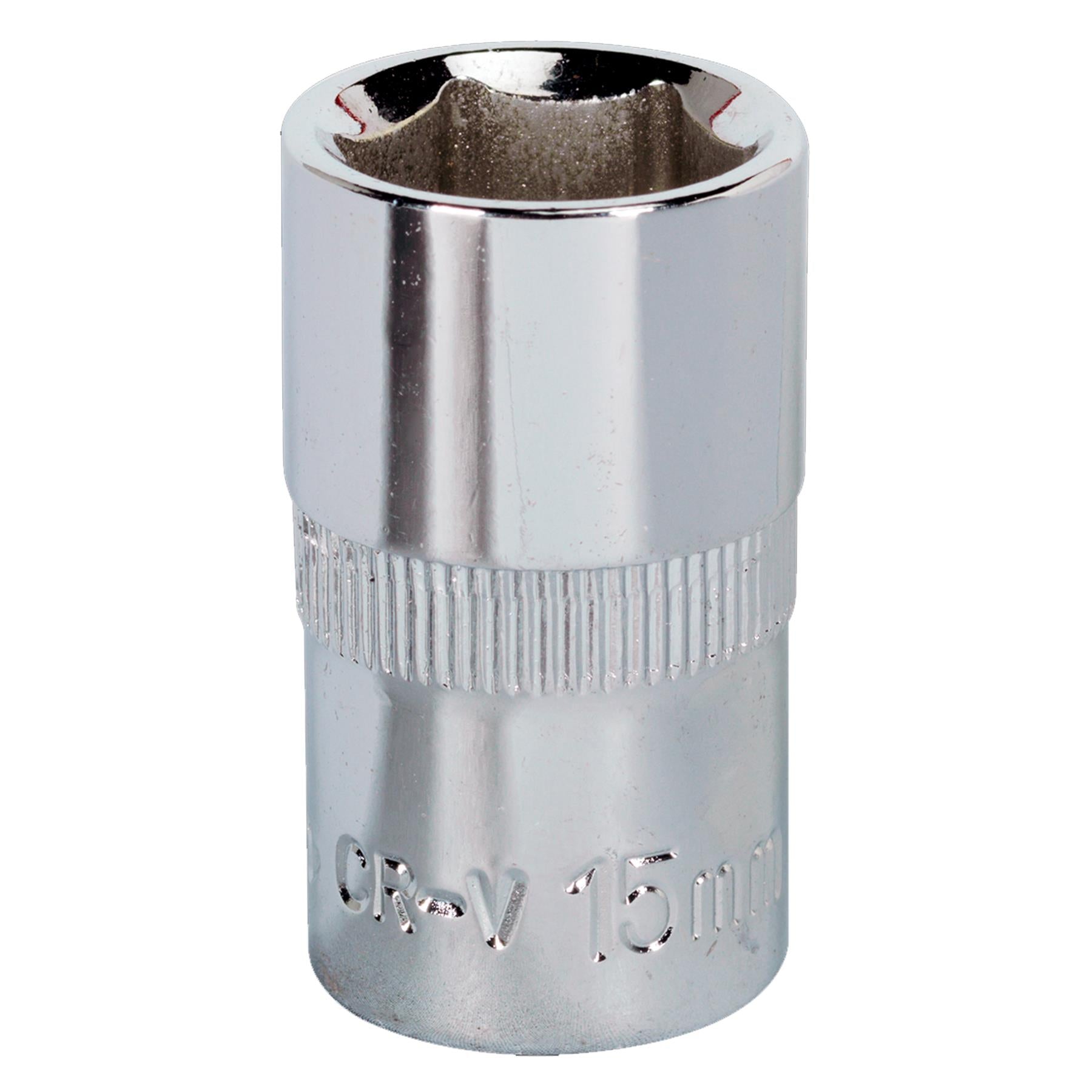 Sealey WallDrive Socket 15mm 1/2"Sq Drive Fully Polished