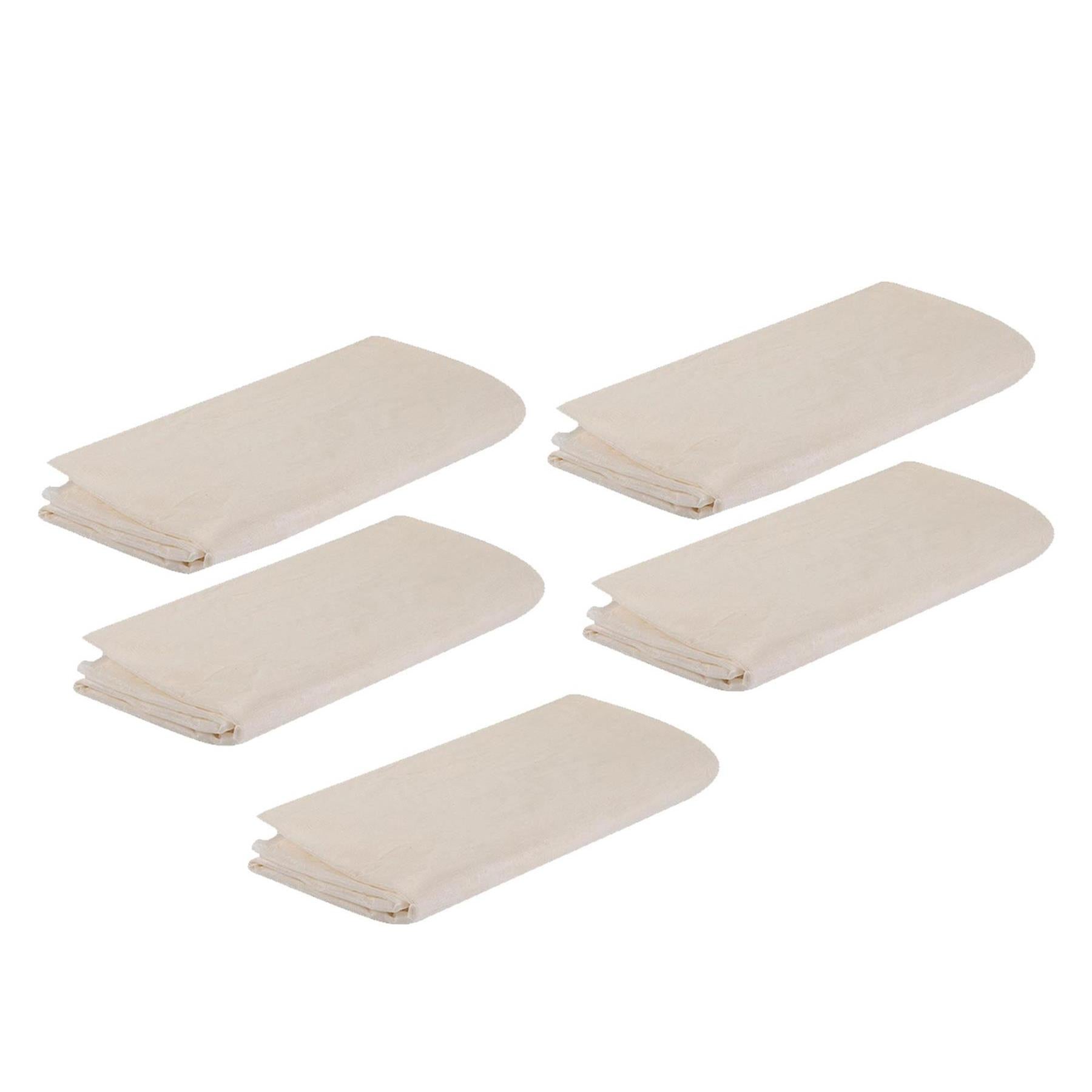 Heavy Duty 9' X 12' 100% Cotton Twill Professional Decorating 5 Pcs Large Dust Sheets