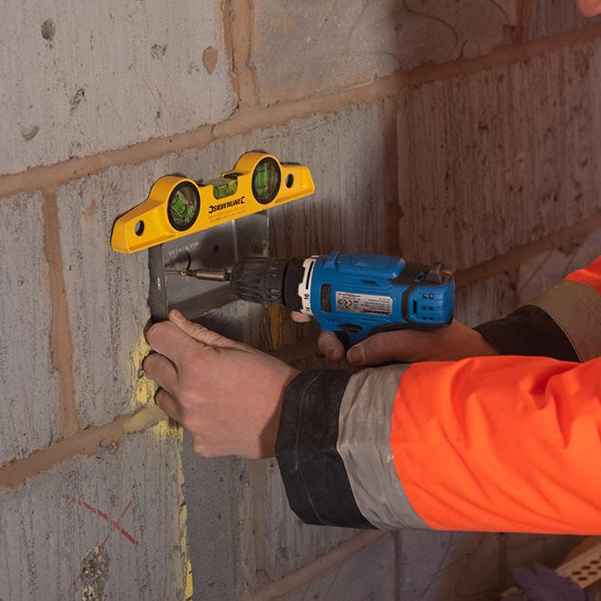 Scaffolders Level 250mm Magnetic Torpedo Pocket Boat 3 Vial Spirit Level