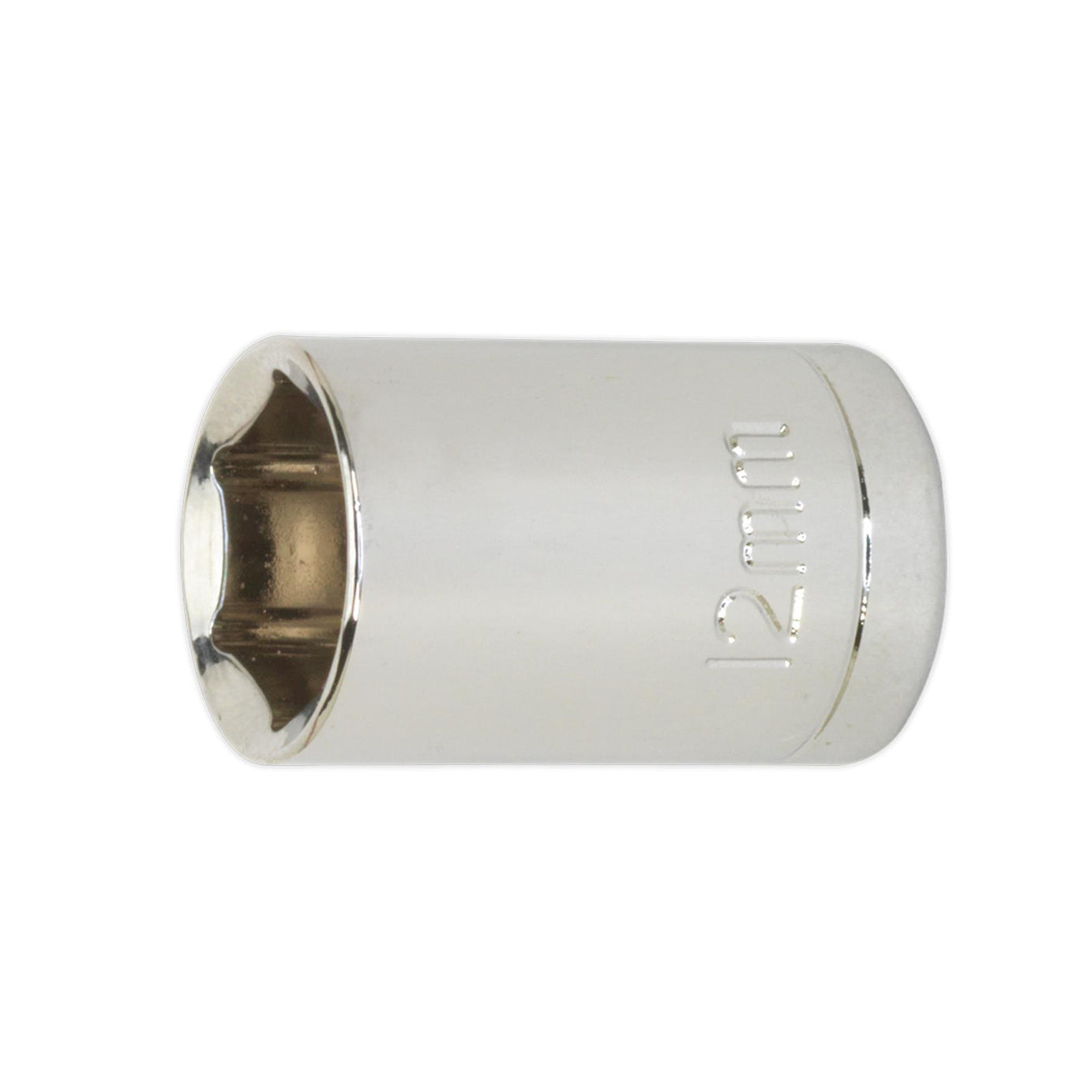 Sealey WallDrive Socket 12mm 3/8"Sq Drive  Carbon Steel