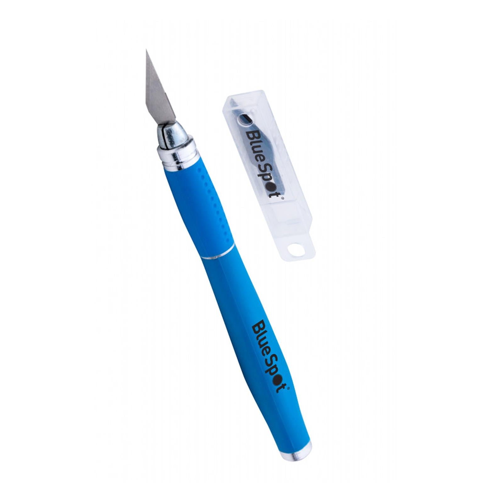 BlueSpot Crafters Companion Soft Grip Handle Precision Cutter for Crafts & 5 Blades
