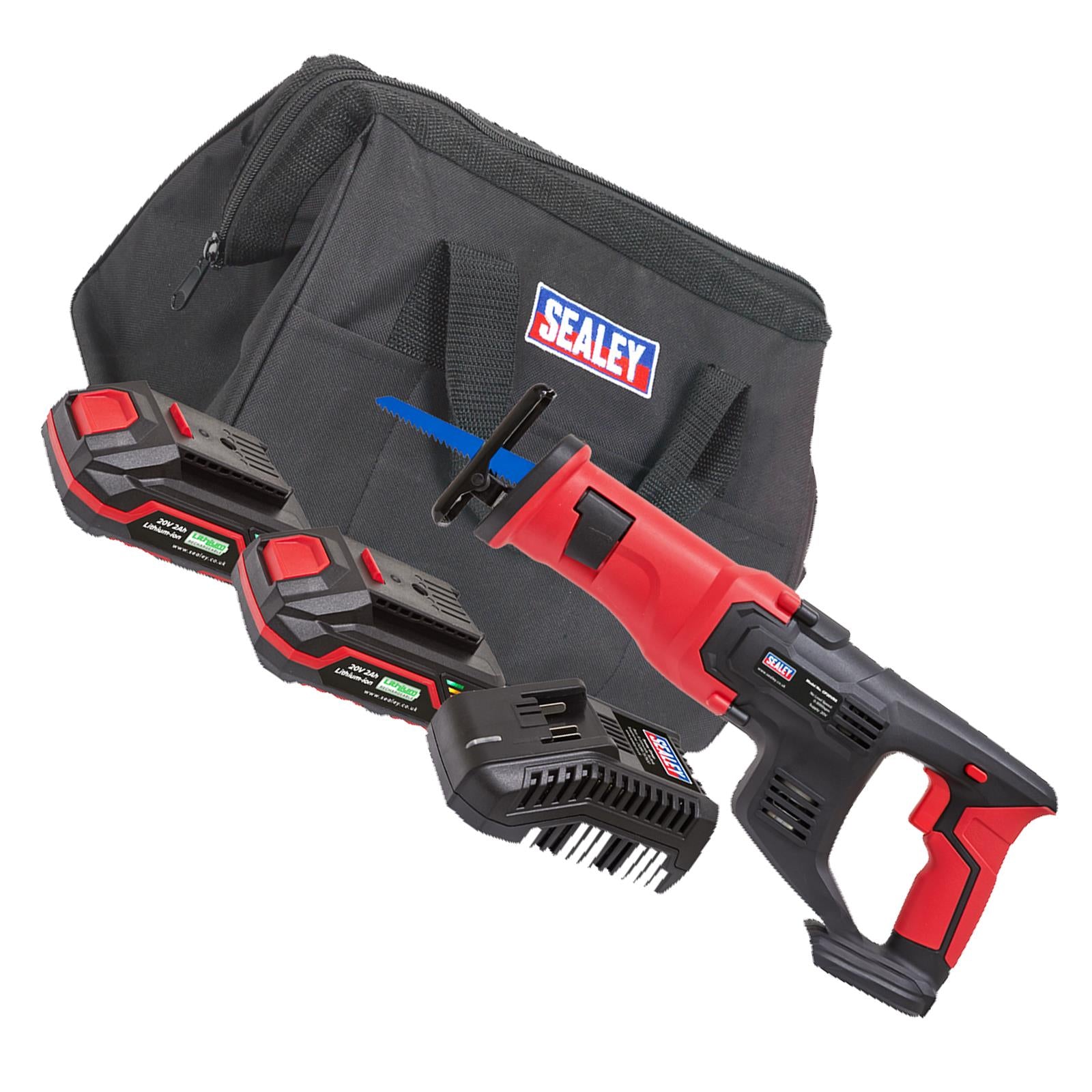Sealey Cordless Reciprocating Saw Kit 20V SV20 Series - 2 Batteries