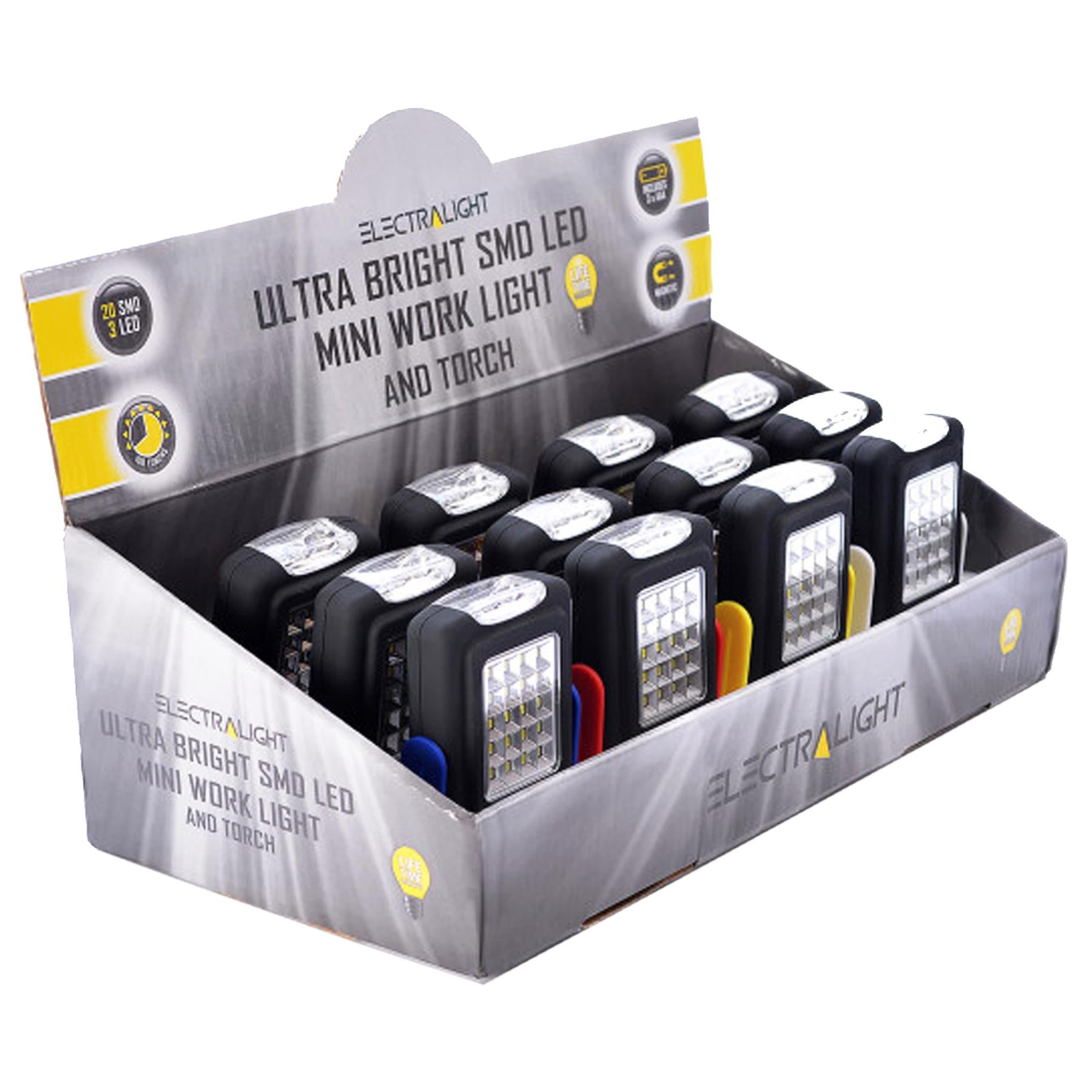 BlueSpot Single Electralight SMD Mini Work Light And Torch 100 Lumen