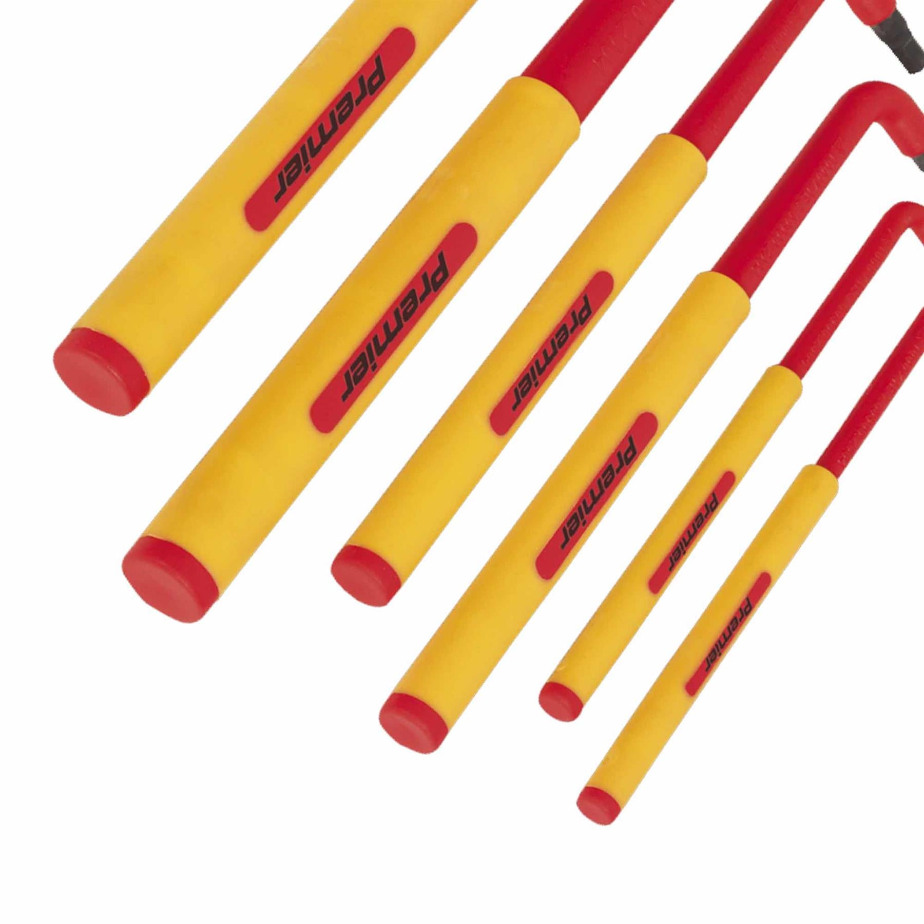 Sealey Hex Key Set 6pc Extra-Long VDE