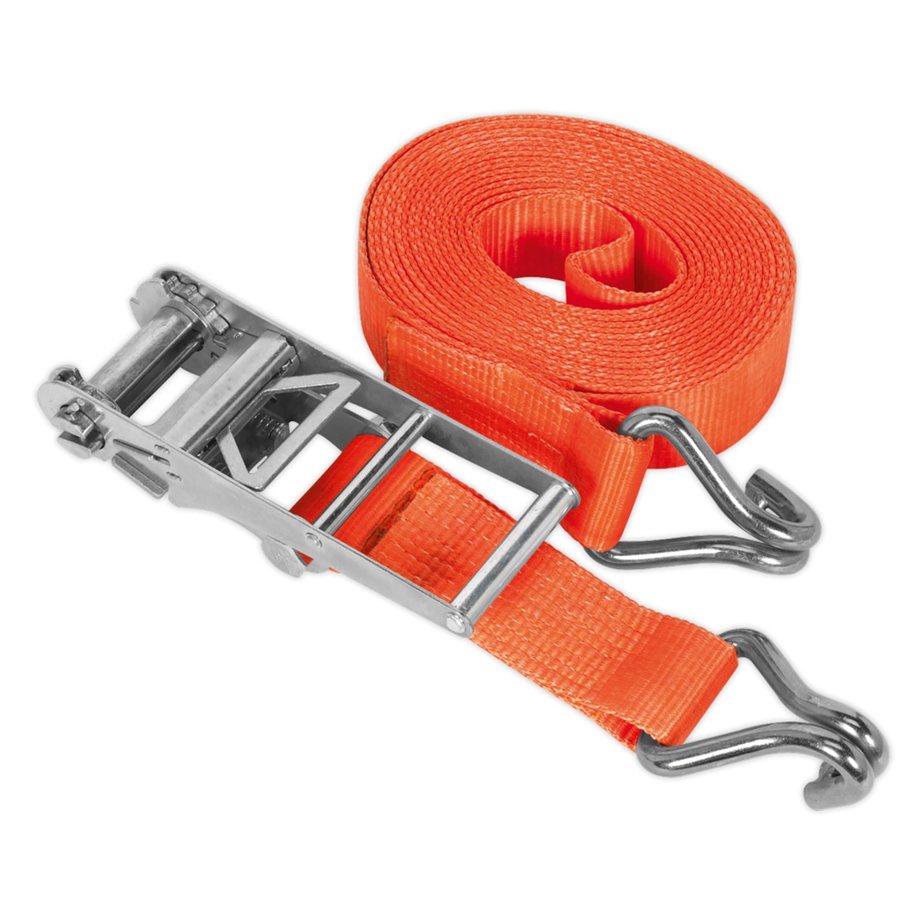 Sealey Ratchet Tie Down 75mm x 10m Poly Web 10000kg Load Test