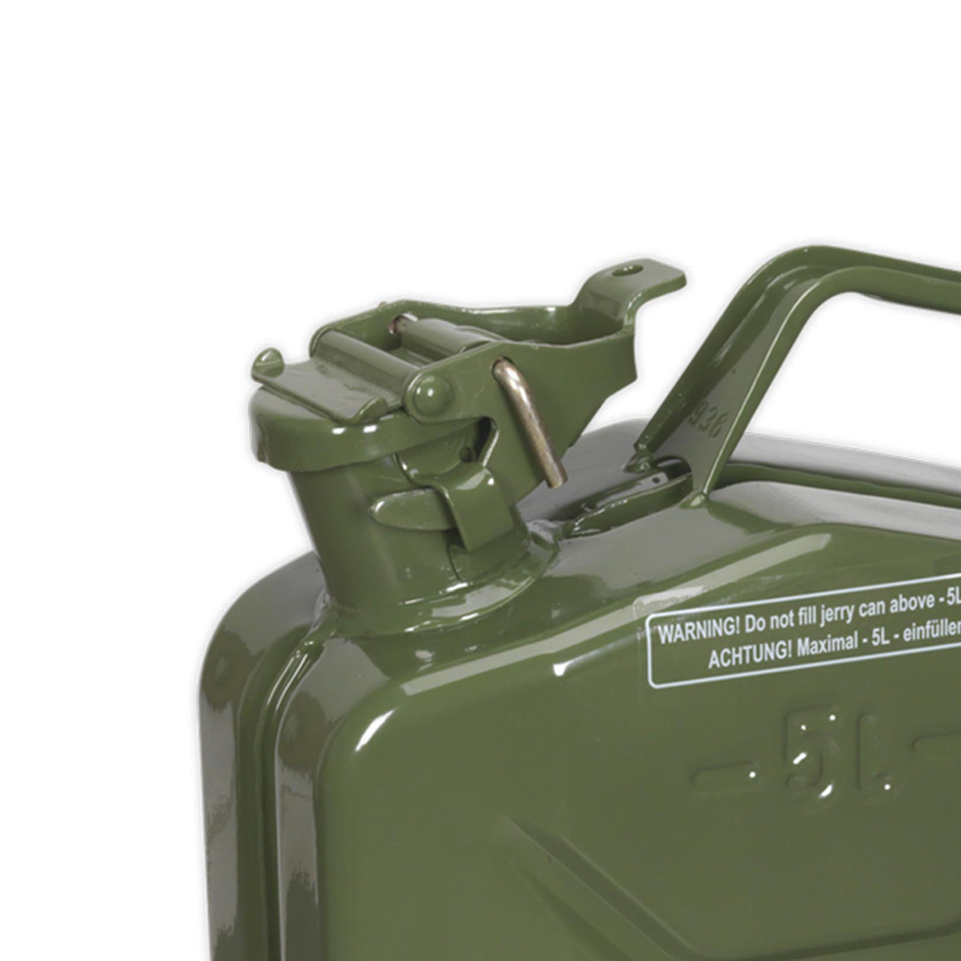 Sealey Jerry Can 5L - Green